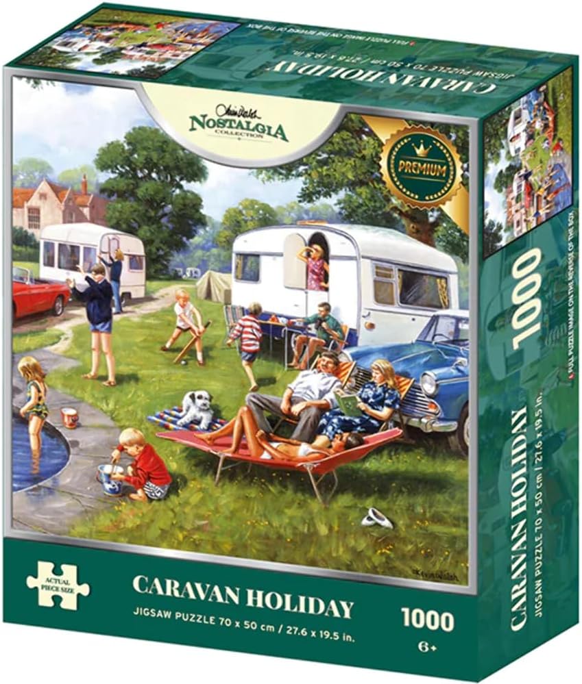 Nostalgia 1000 Puzzle Caravan Holiday