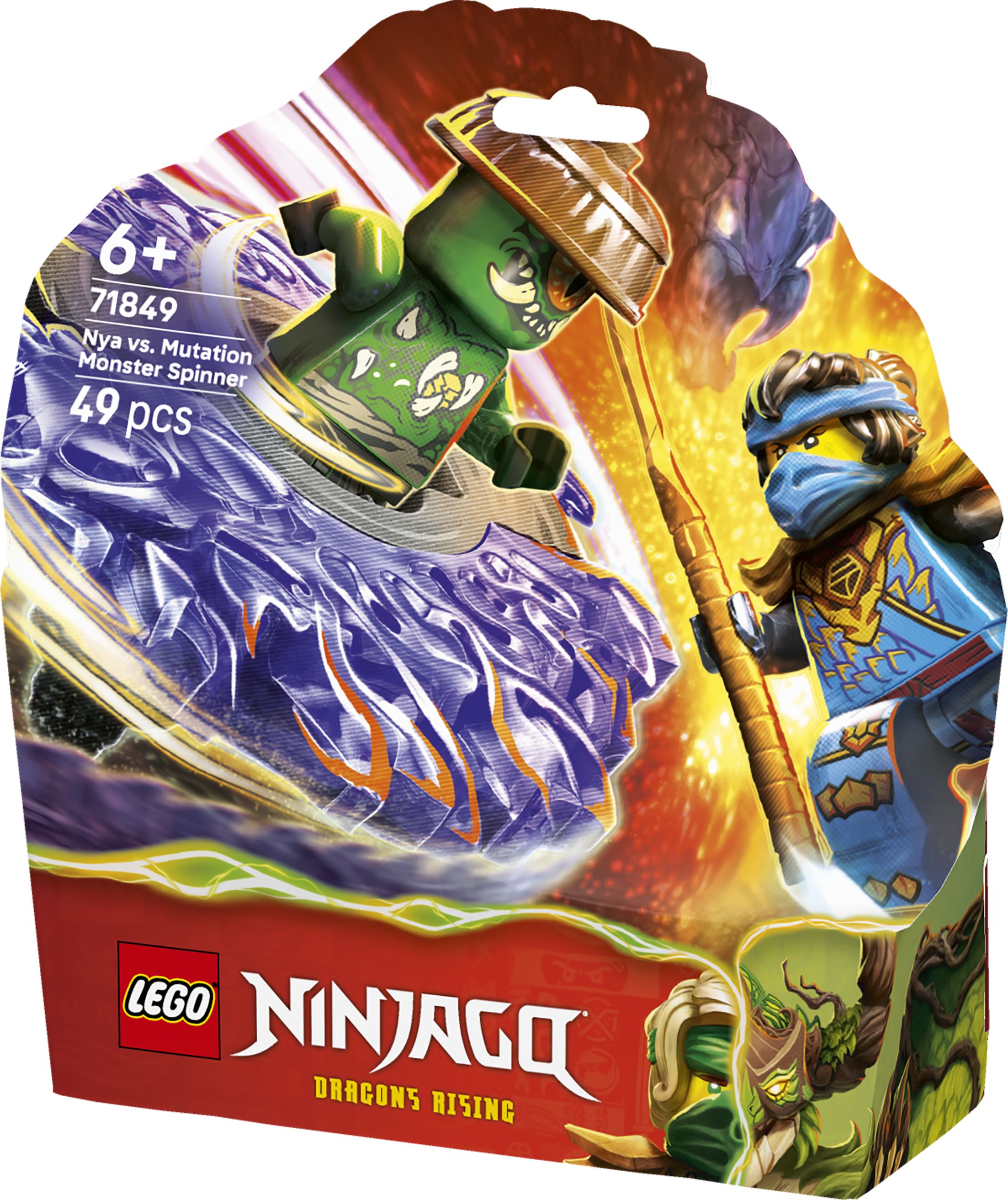 LEGO 71849 Ninjago Nya vs. Mutation Monster Spinner