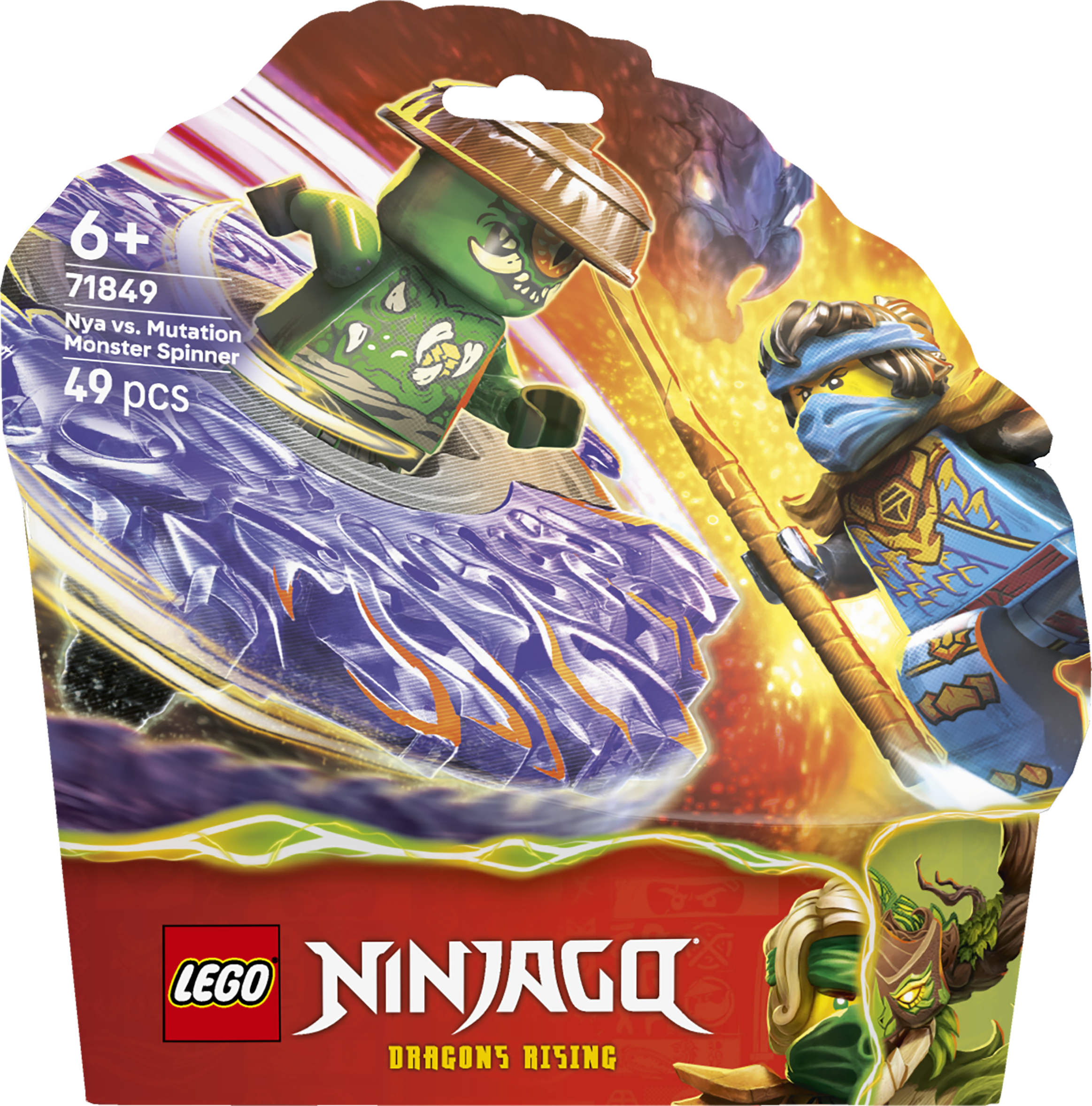 LEGO 71849 Ninjago Nya vs. Mutation Monster Spinner