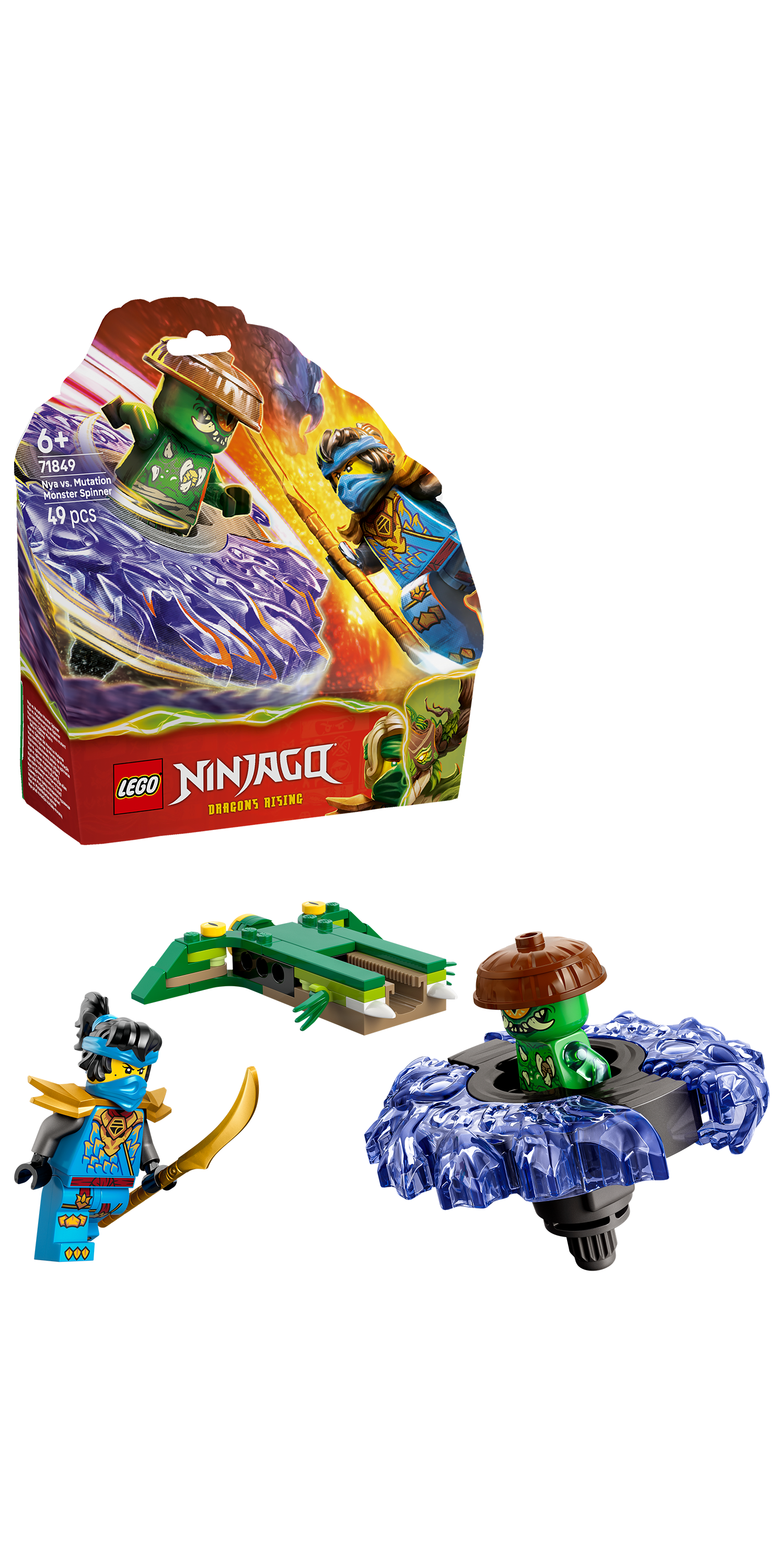 LEGO 71849 Ninjago Nya vs. Mutation Monster Spinner