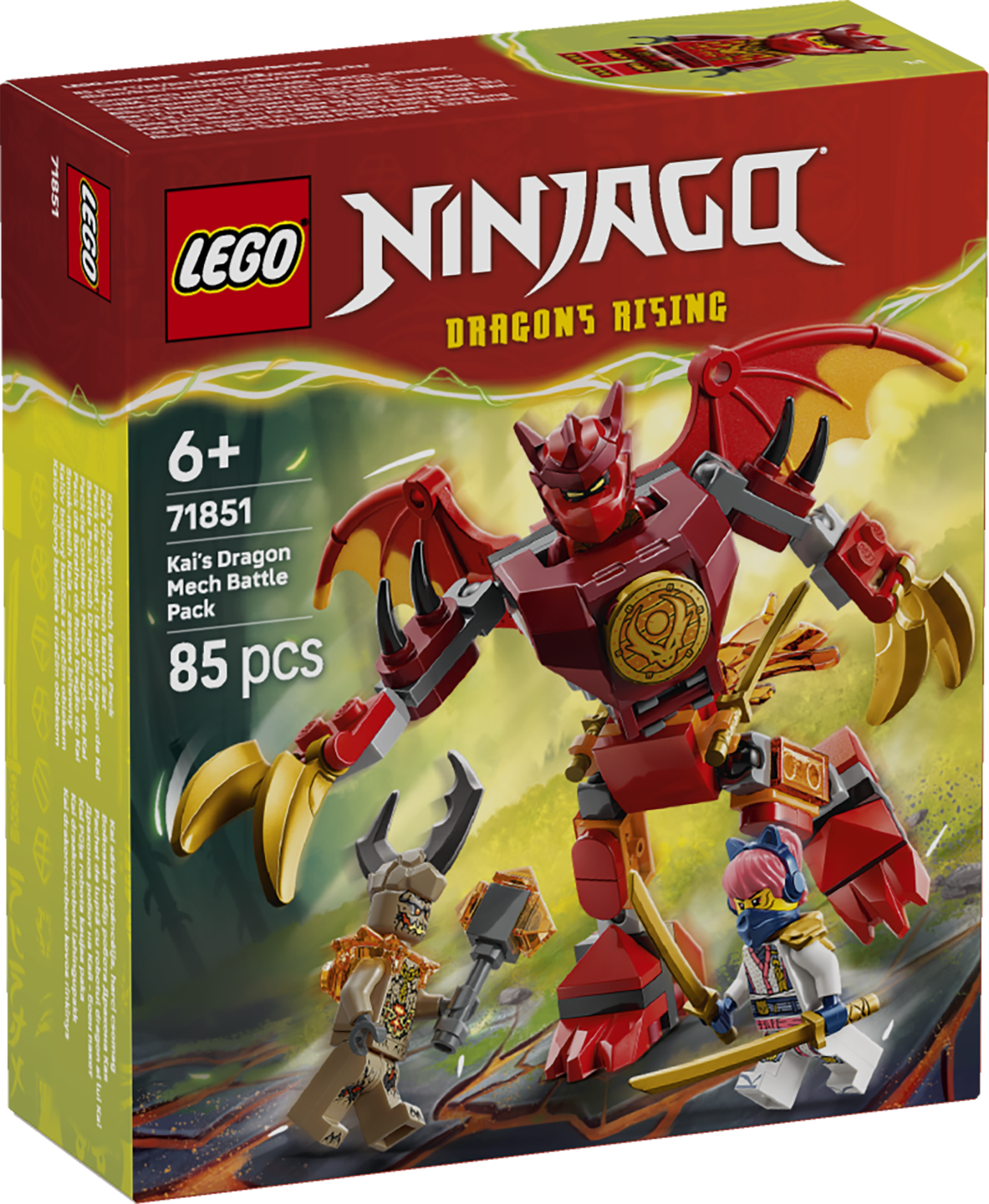 LEGO 71851 Ninjago Kai's Dragon Mech Battle Pack