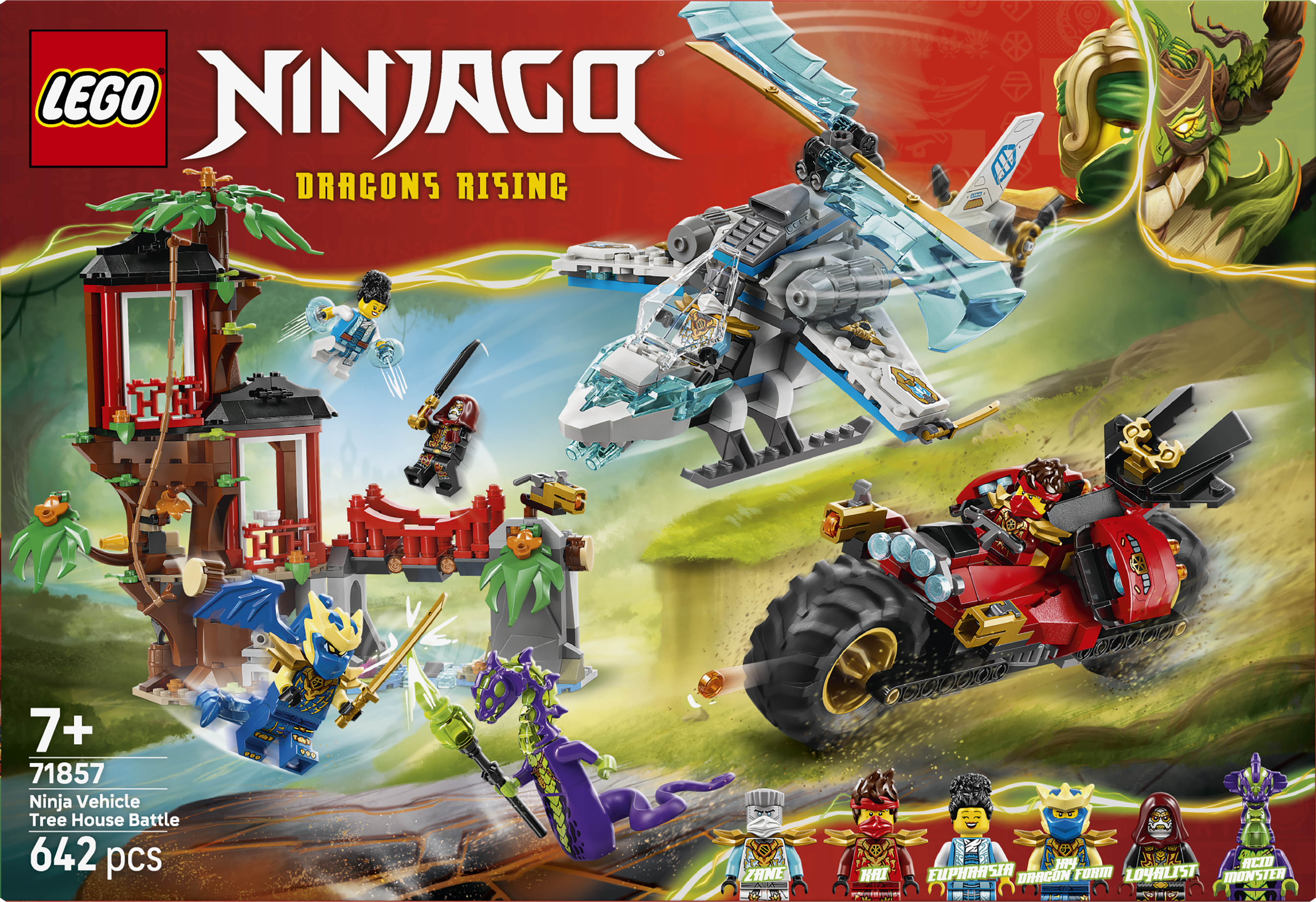 LEGO 71857 Ninjago Ninja Vehicle Tree House Battle – Starlings Toys