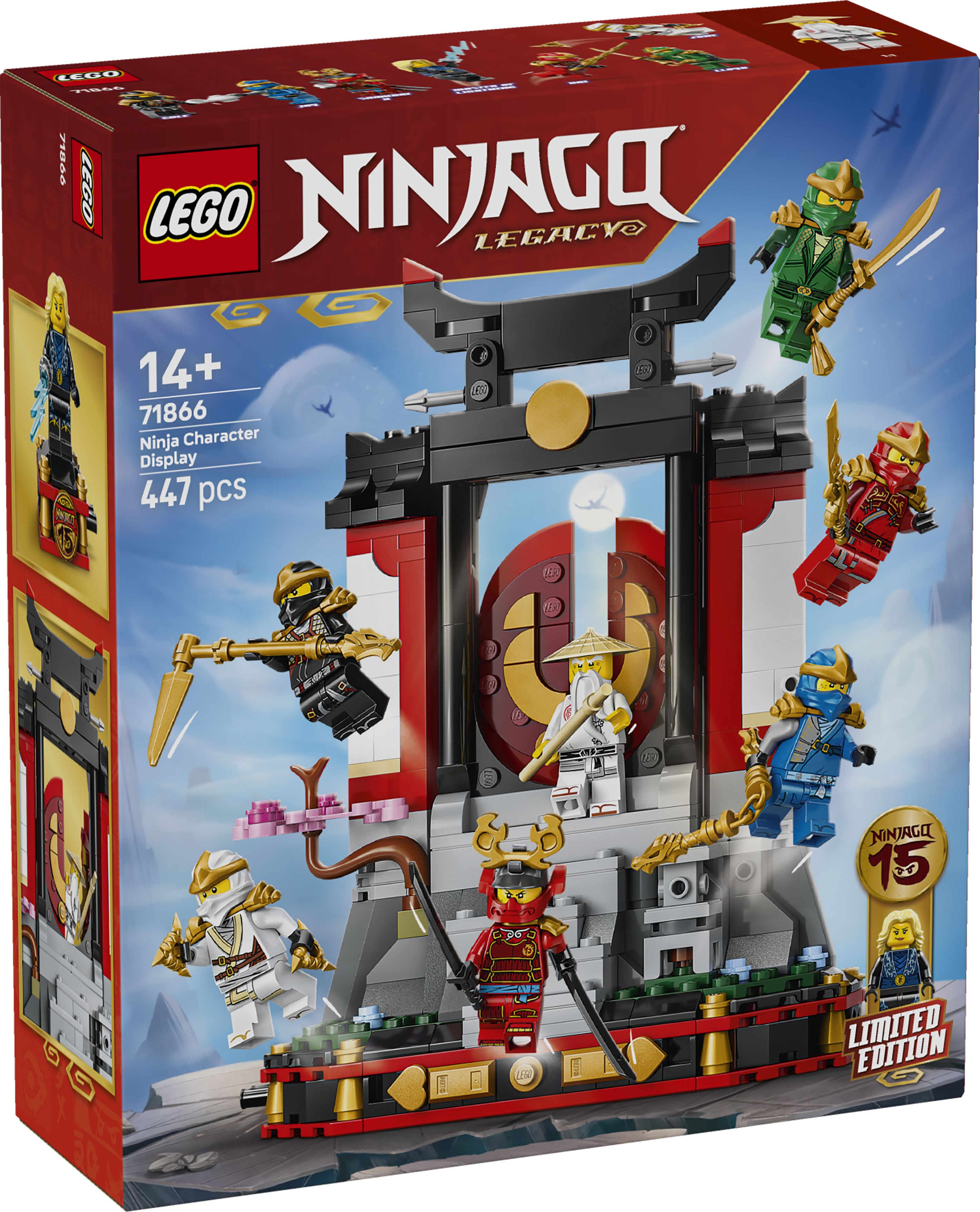 LEGO 71866 Ninjago Ninja Character Display 15th Anniversary