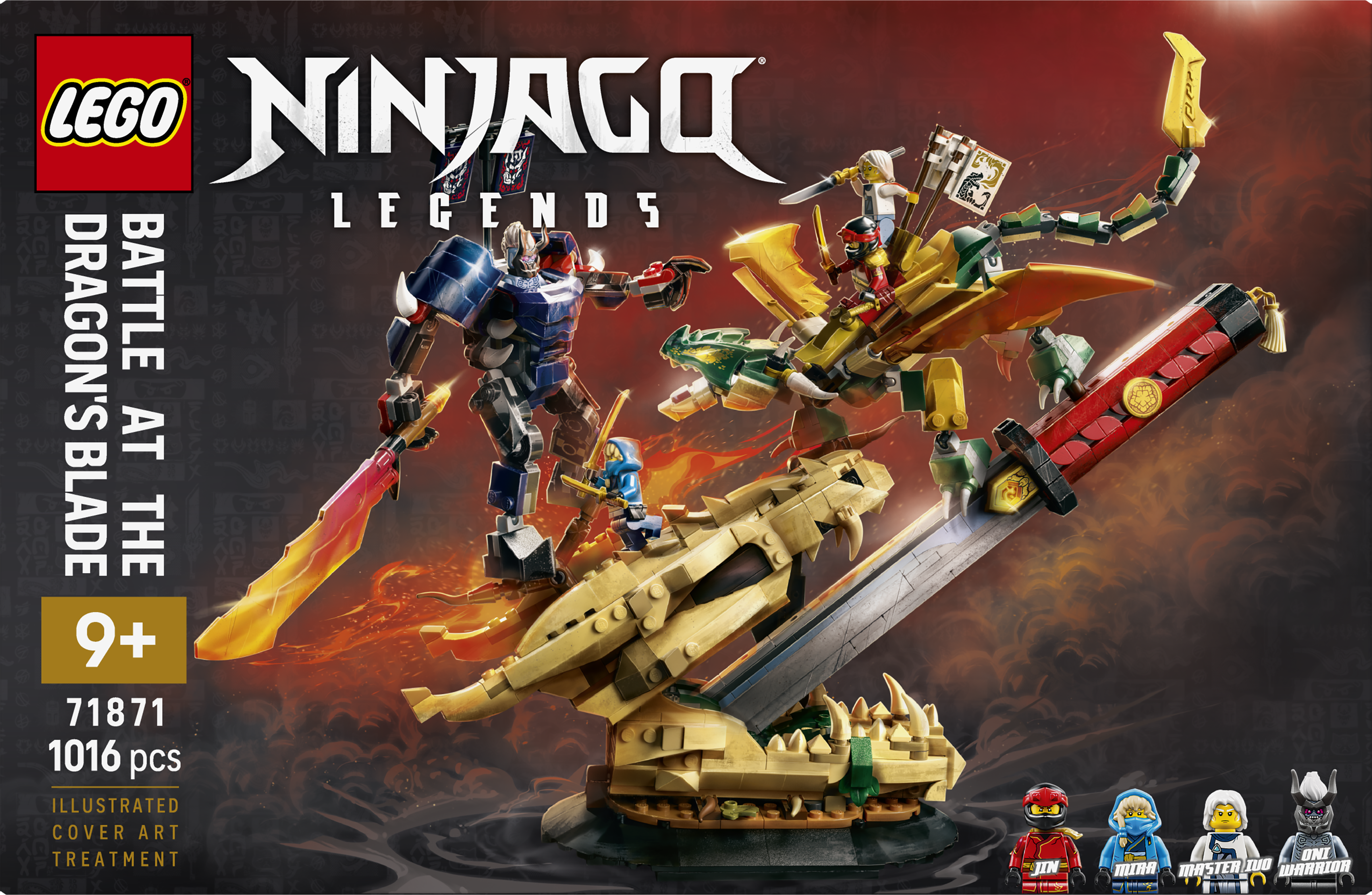 LEGO 71871 NINJAGO Battle at the Dragon’s Blade Display