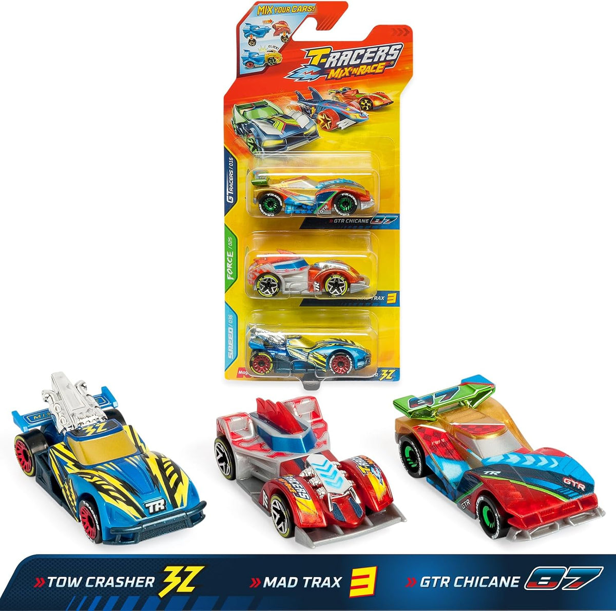 T-RACERS Mix ´N RACE 3 Pack