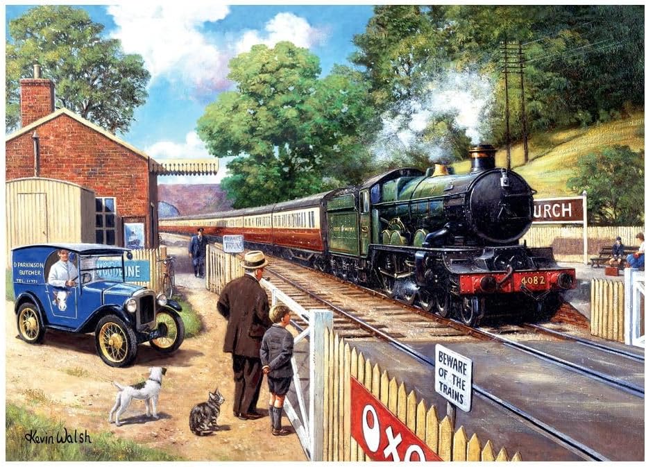 Nostalgia 1000 Puzzle Train Spotting