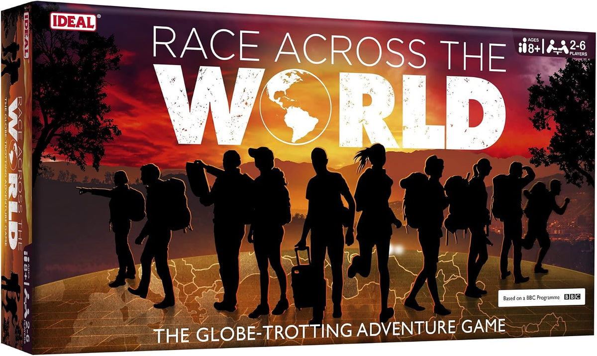 IDEAL Race Across the World Board Game
