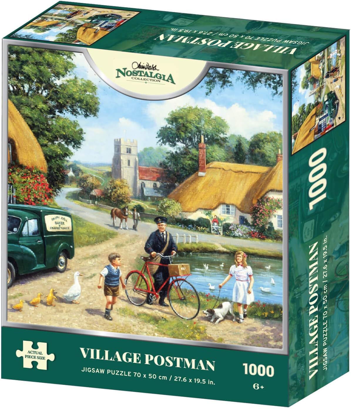 Nostalgia 1000 Puzzle Village Postman