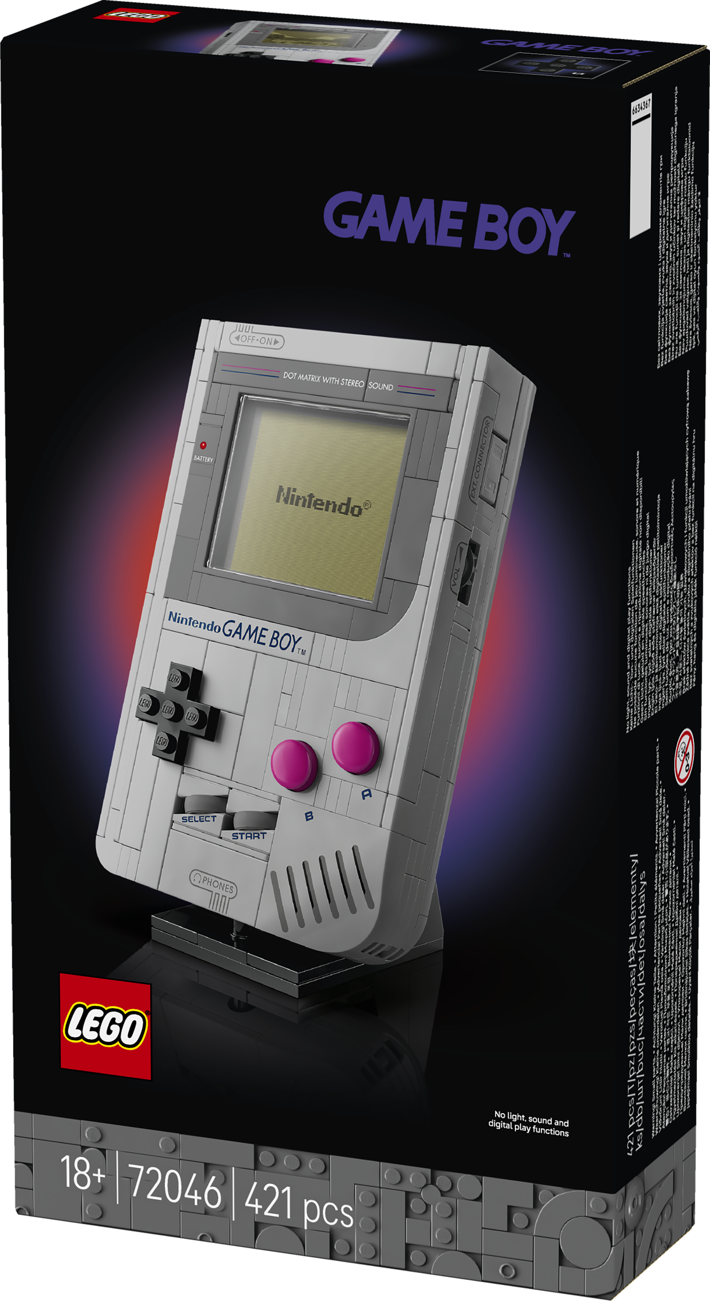 LEGO 72046 Game Boy Model Building Kit for Adults