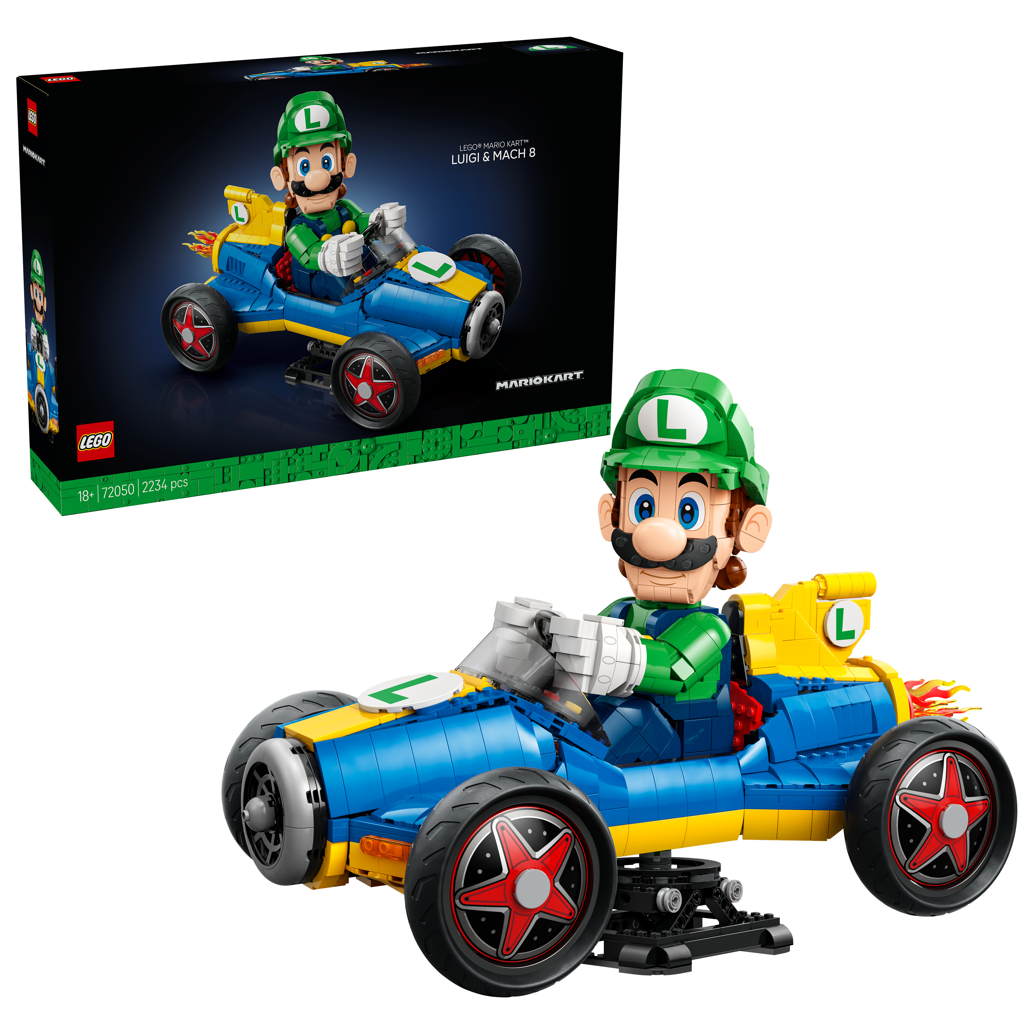 LEGO 72050 Mario Kart™ – Luigi & Mach 8 Set
