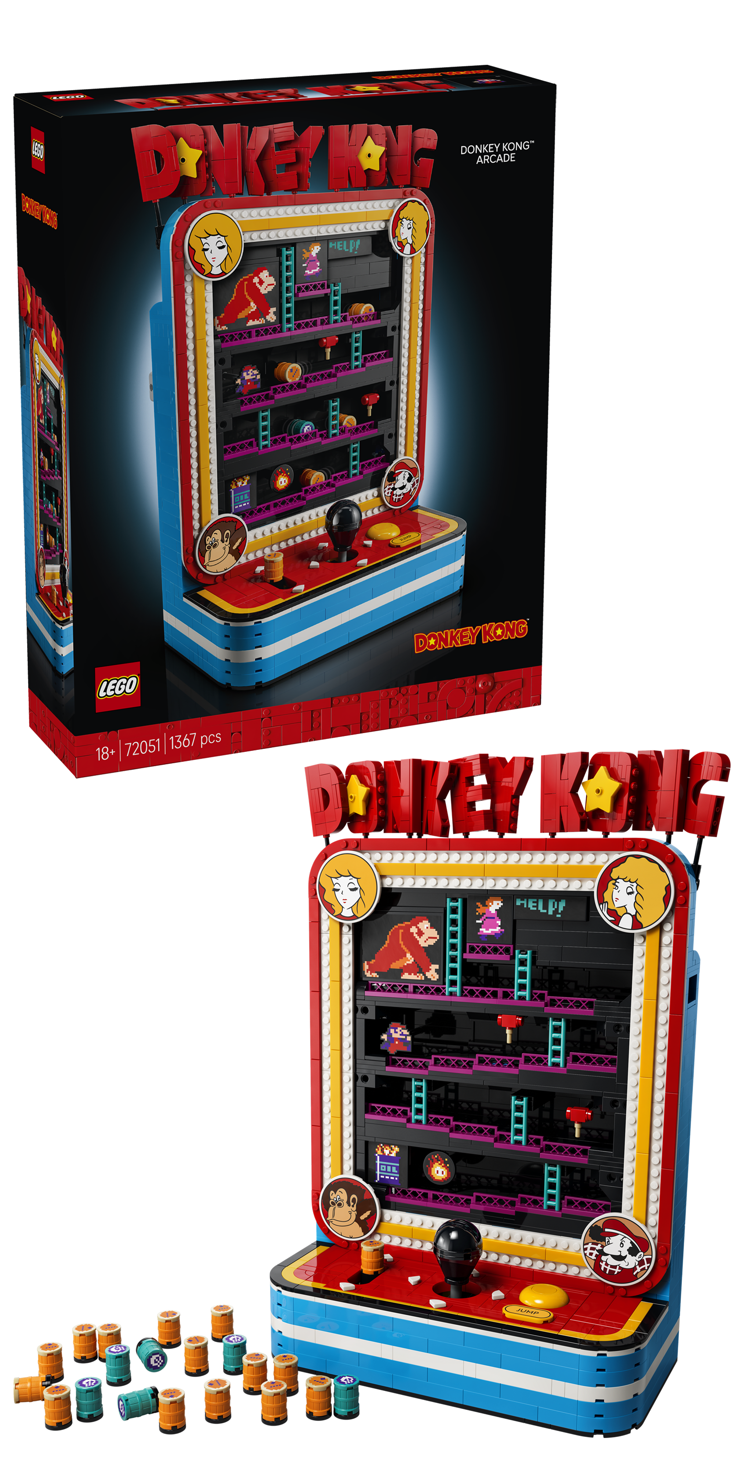 LEGO 72051 Donkey Kong Arcade Building Set