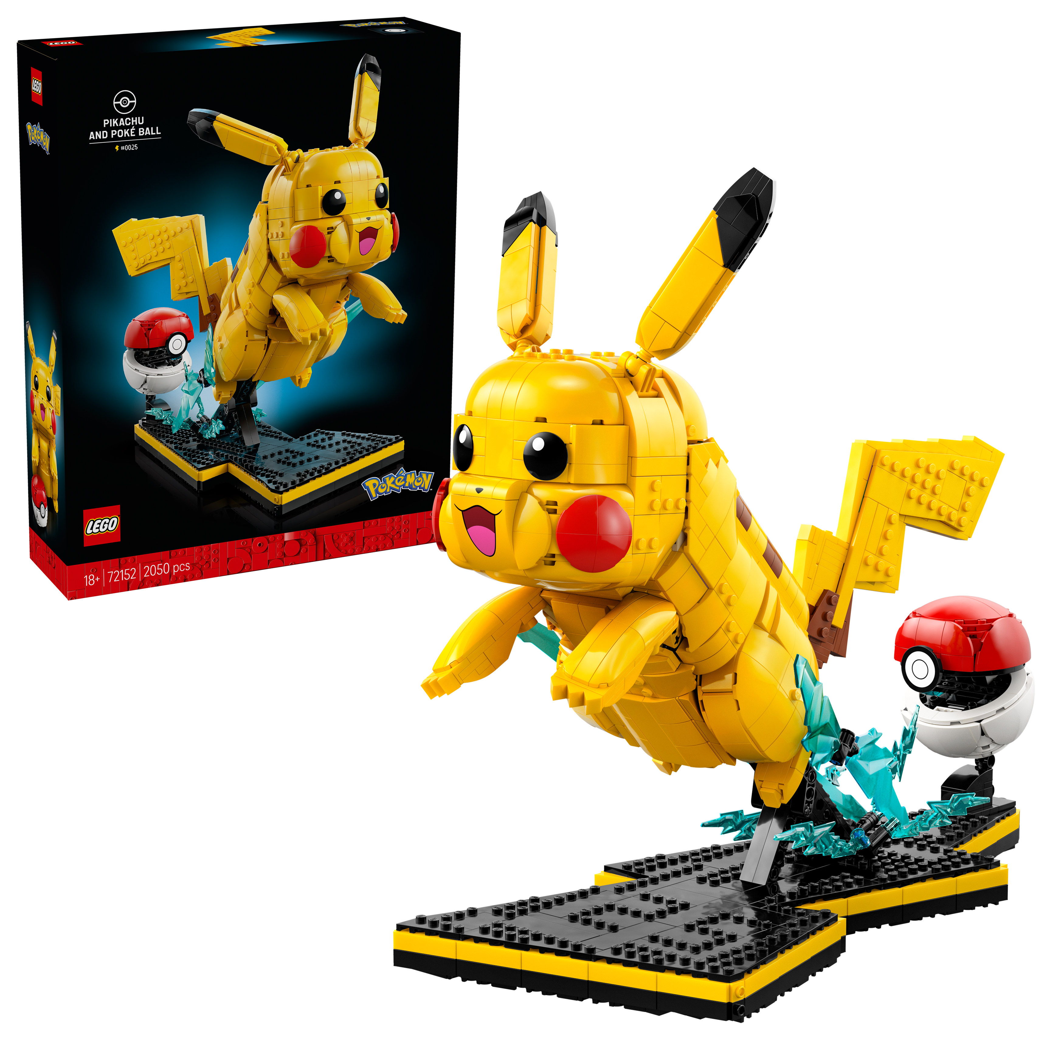 LEGO 72152 Pokémon Pikachu and Poké Ball