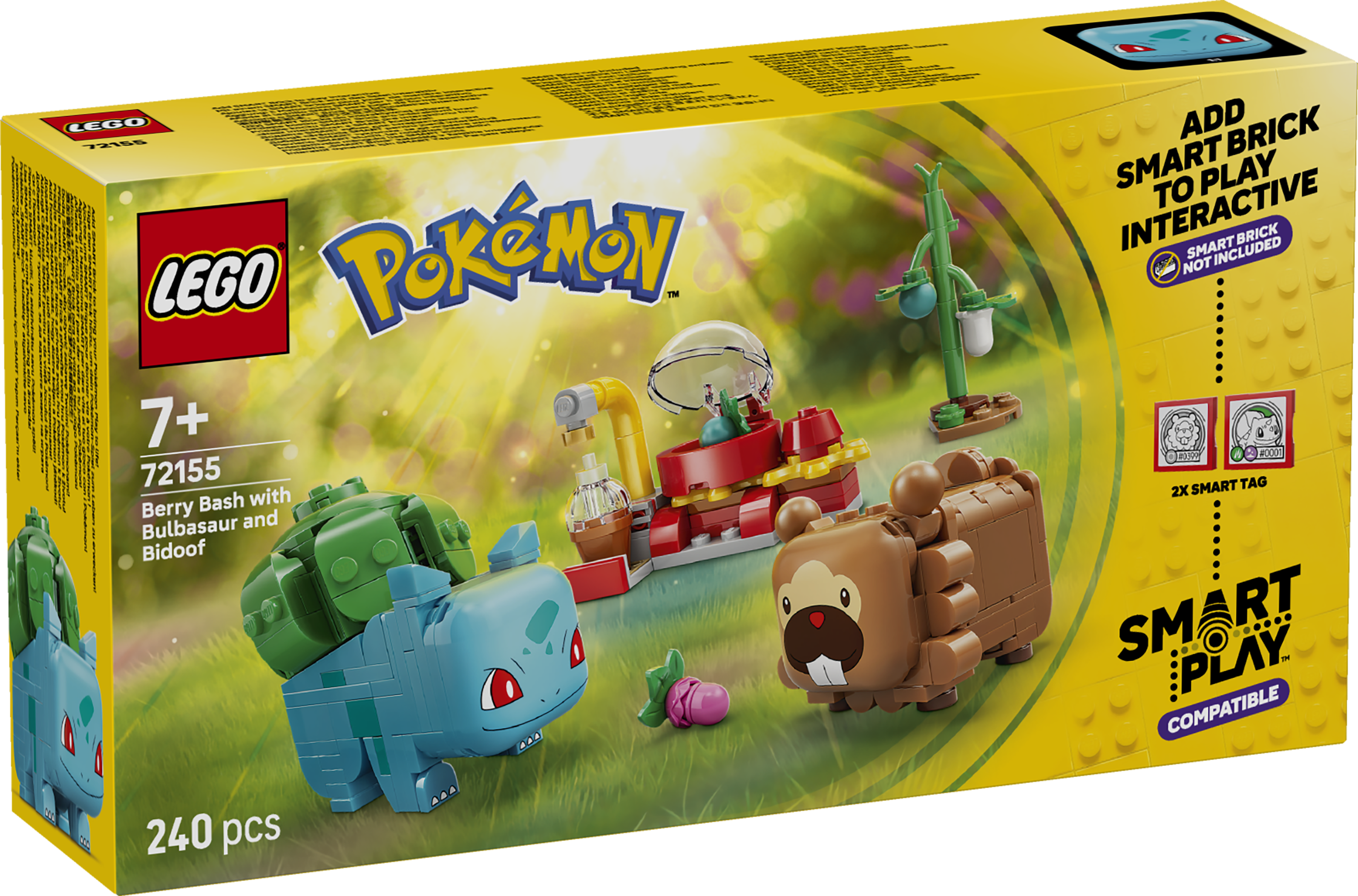 LEGO 72155 Pokémon SMART Play: Berry Bash with Bulbasaur and Bidoof