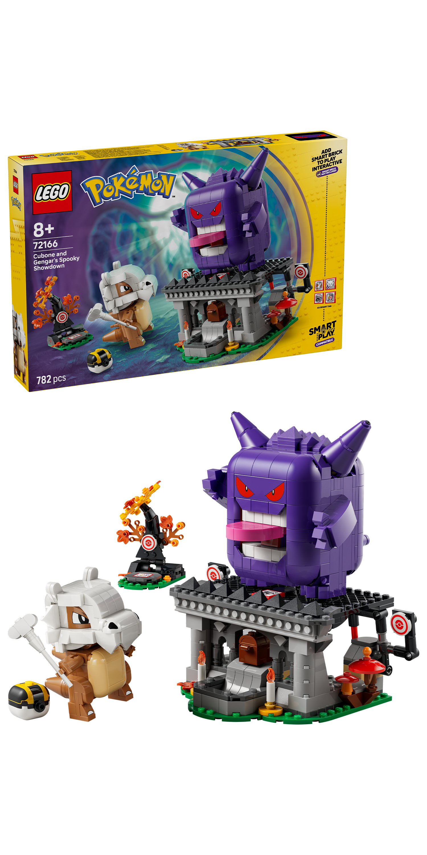 LEGO 72166 Pokémon SMART Play: Cubone and Gengar’s Spooky Showdown