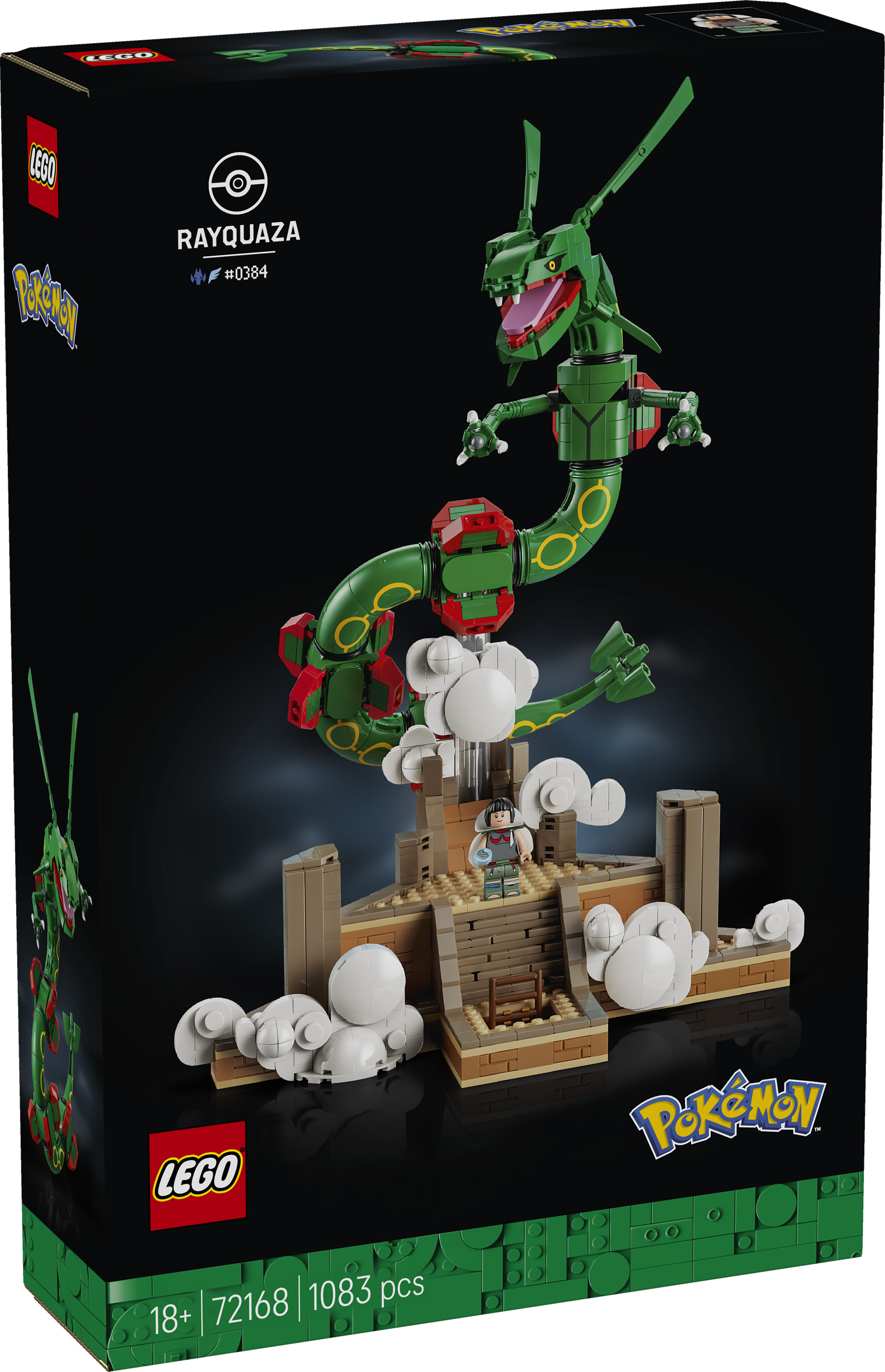LEGO 72168 Pokémon Rayquaza Decor Figure Building Set