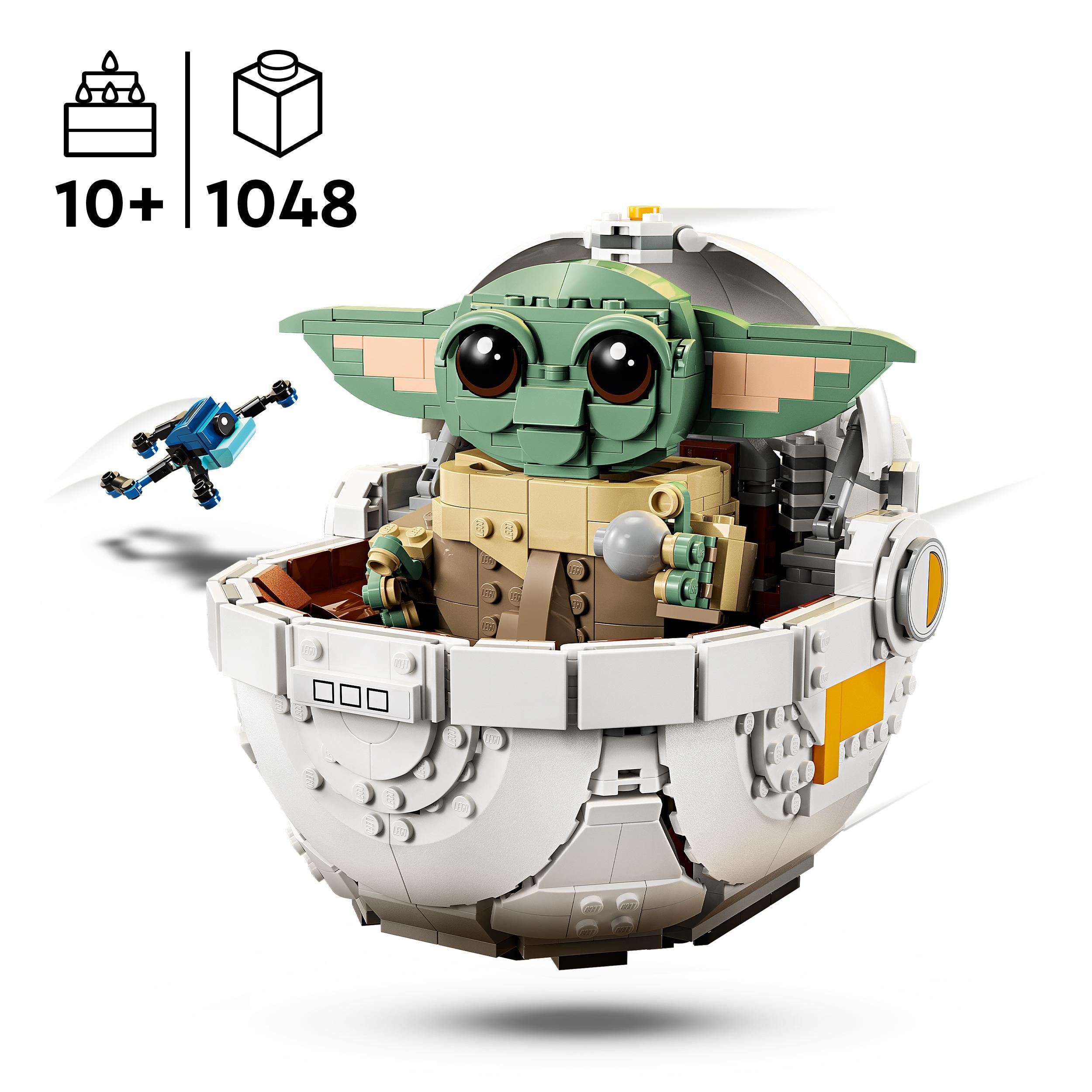 LEGO 75403 Star Wars: The Mandalorian Grogu with Hover Pram Building Toy