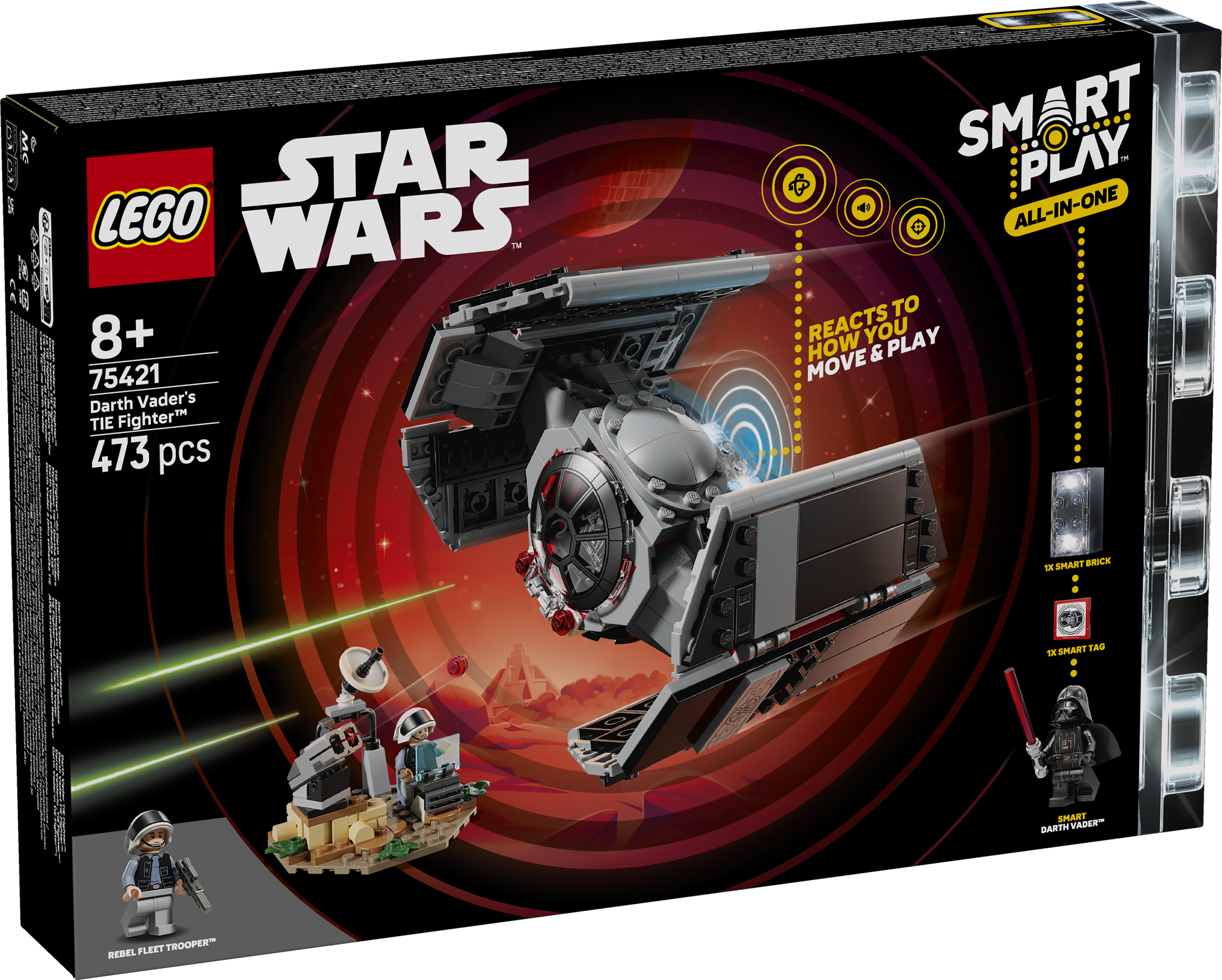 LEGO 75421 SMART Play Darth Vader's TIE Fighter