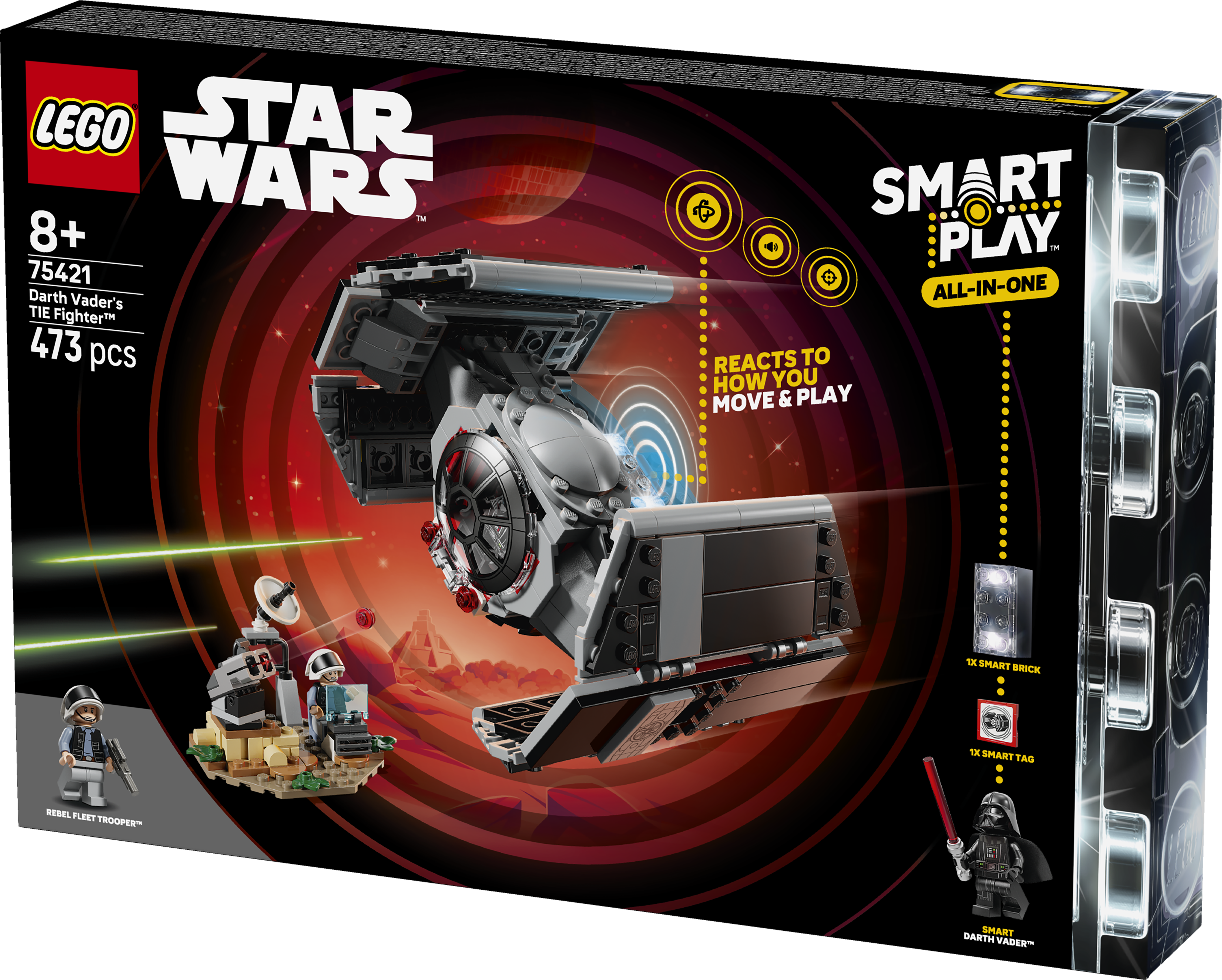 LEGO 75421 SMART Play Darth Vader's TIE Fighter