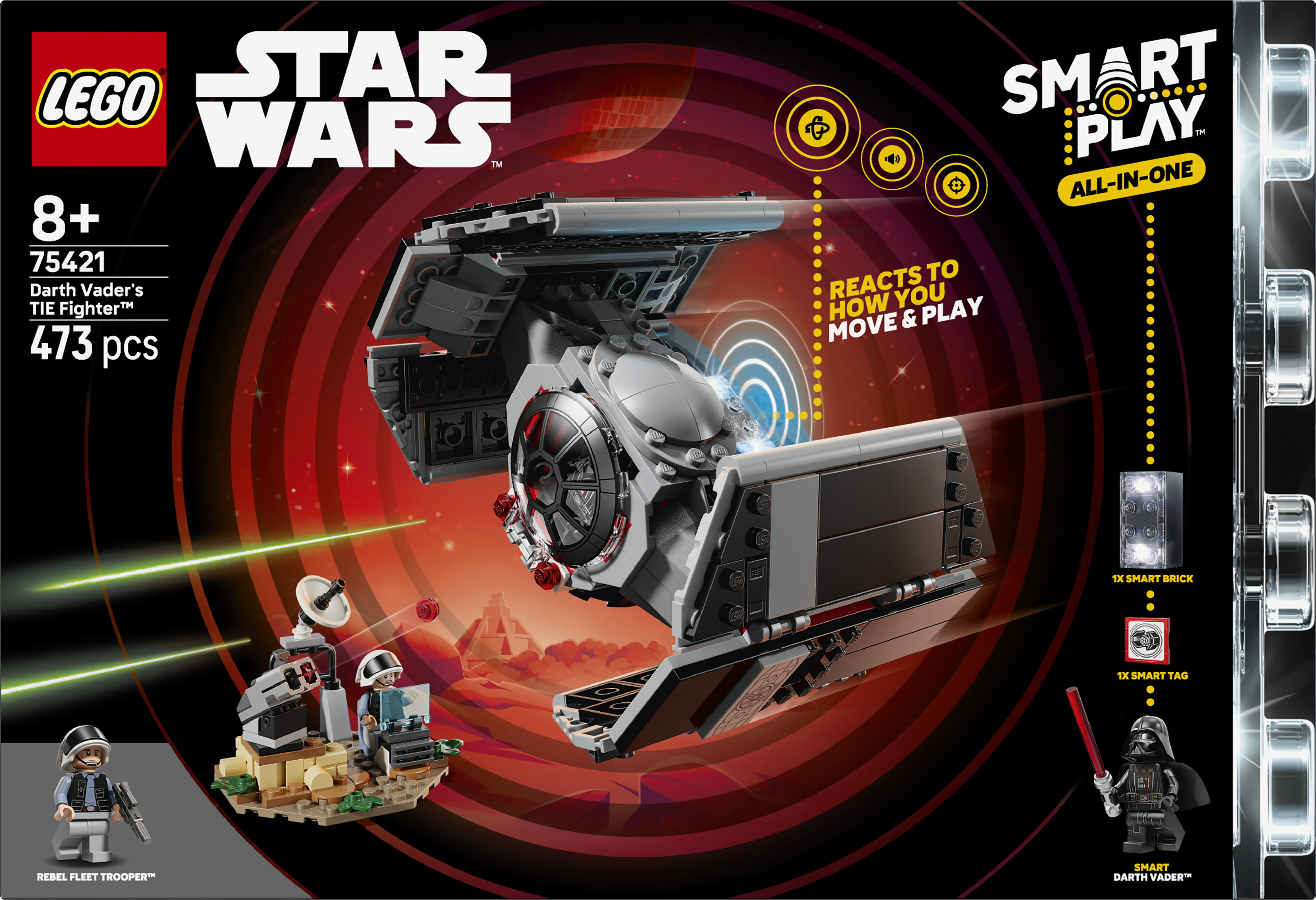 LEGO 75421 SMART Play Darth Vader's TIE Fighter