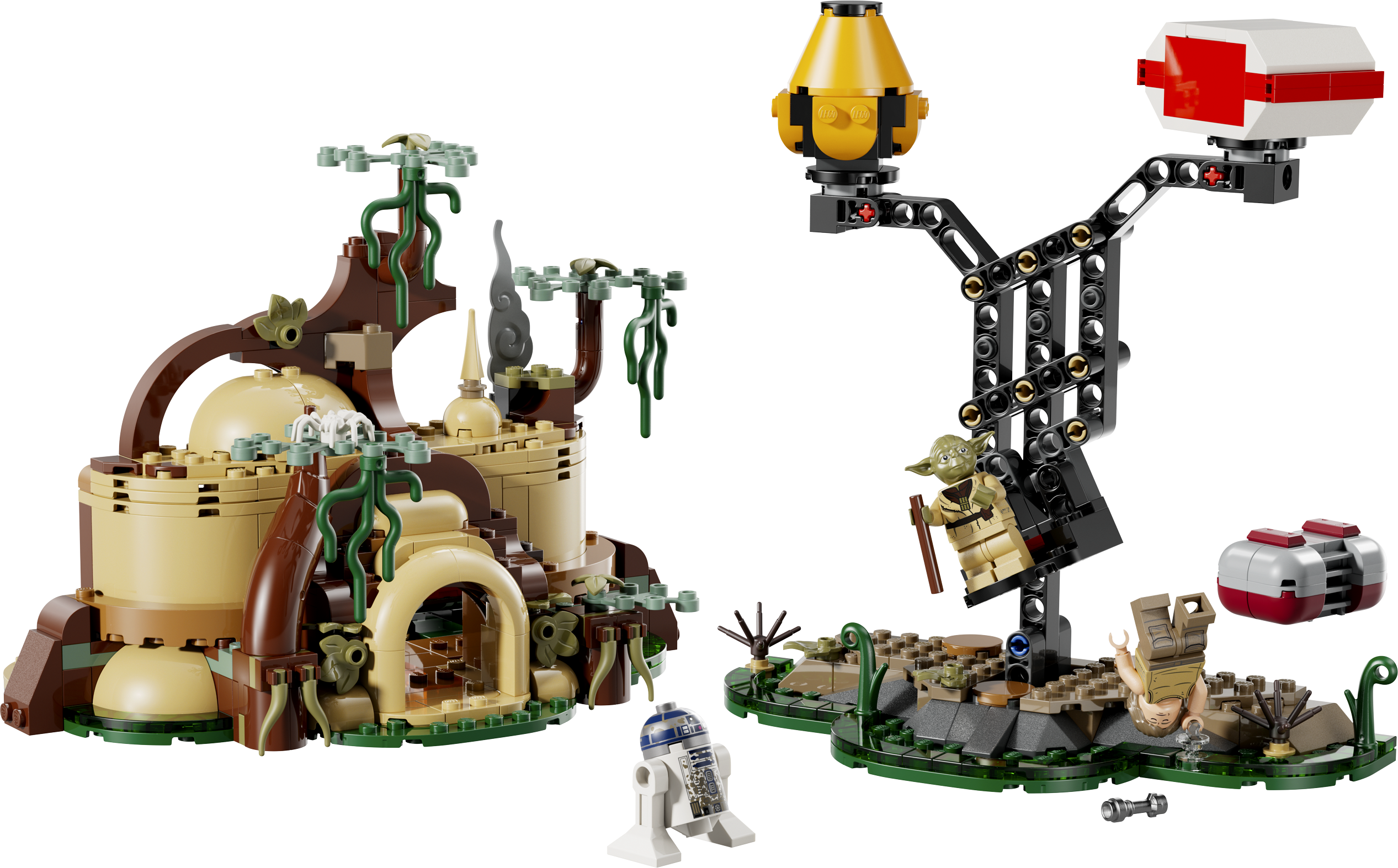 LEGO 75422 SMART Play Yoda's Hut and Jedi Training