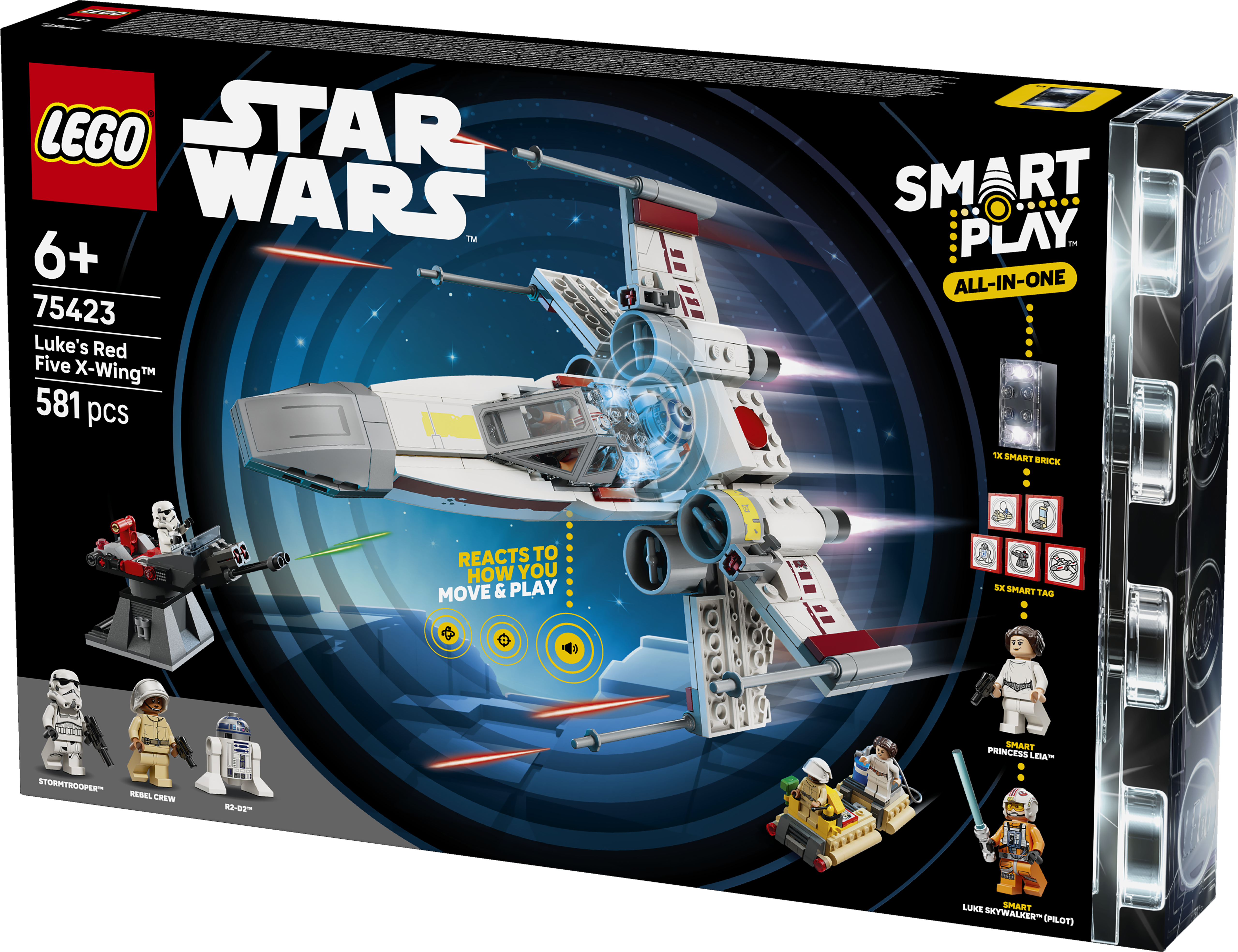 LEGO 75423 SMART Play Luke's Red Five X-Wing