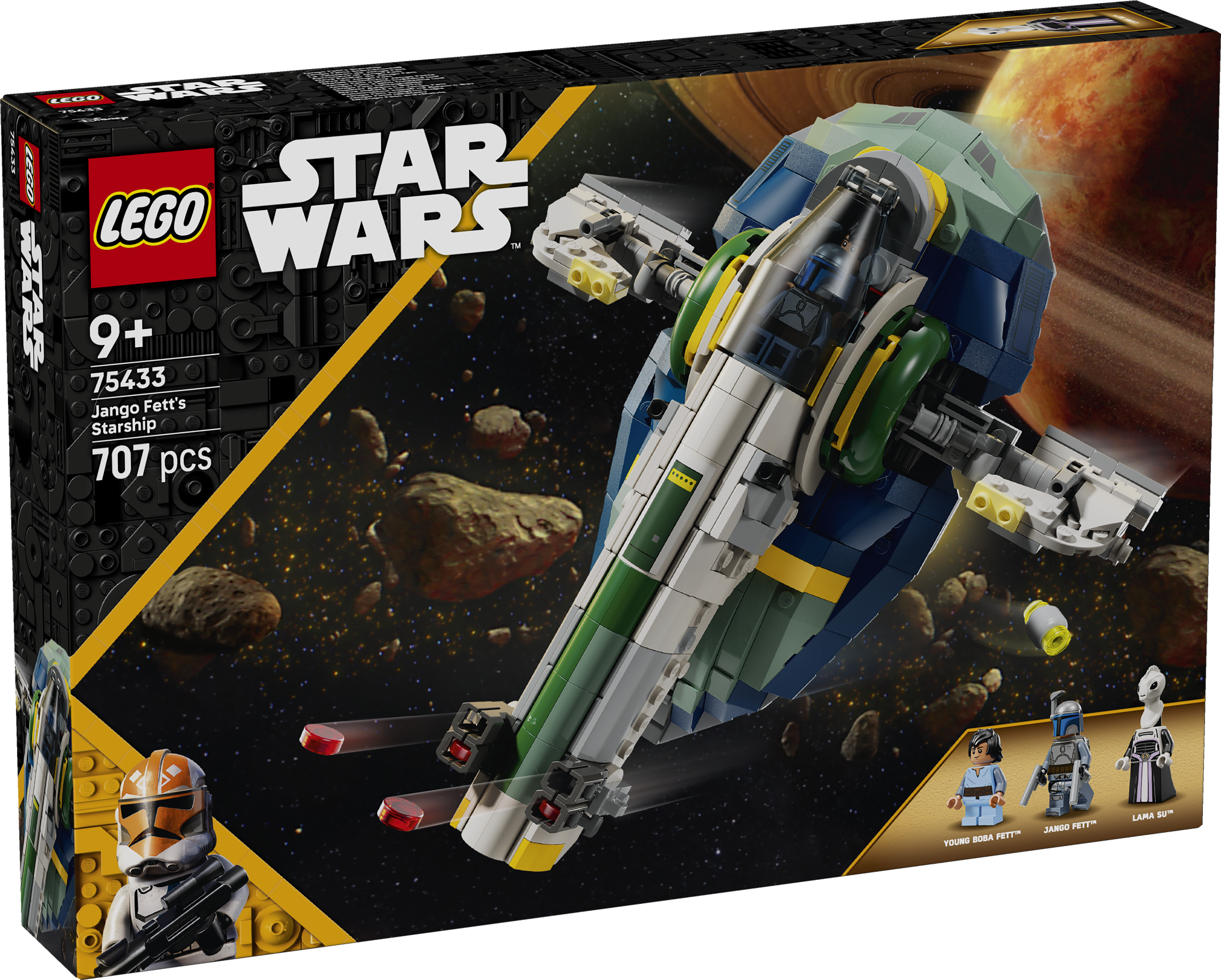 LEGO 75433 Star Wars: Attack of the Clones Jango Fett’s Starship Set