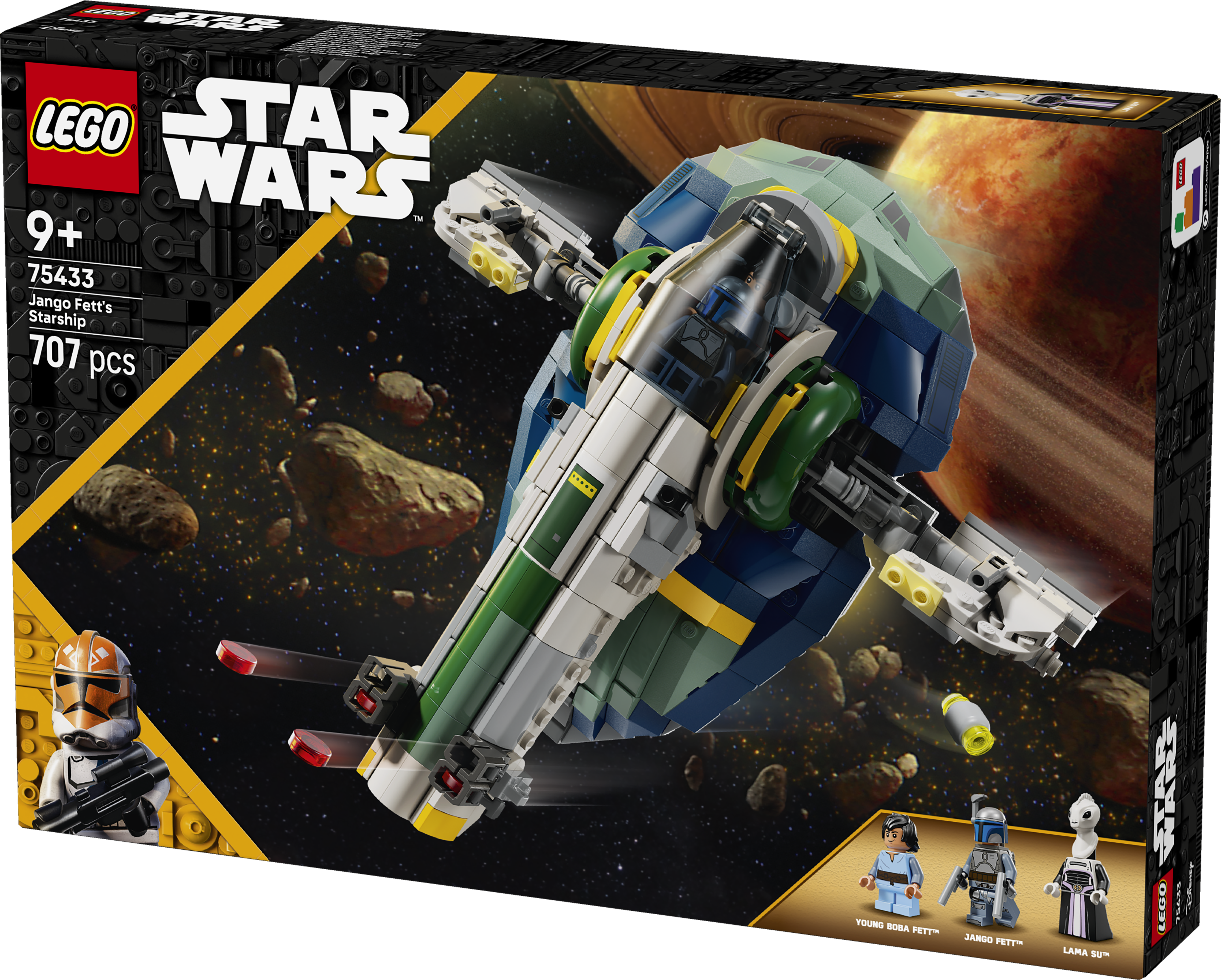 LEGO 75433 Star Wars: Attack of the Clones Jango Fett’s Starship Set