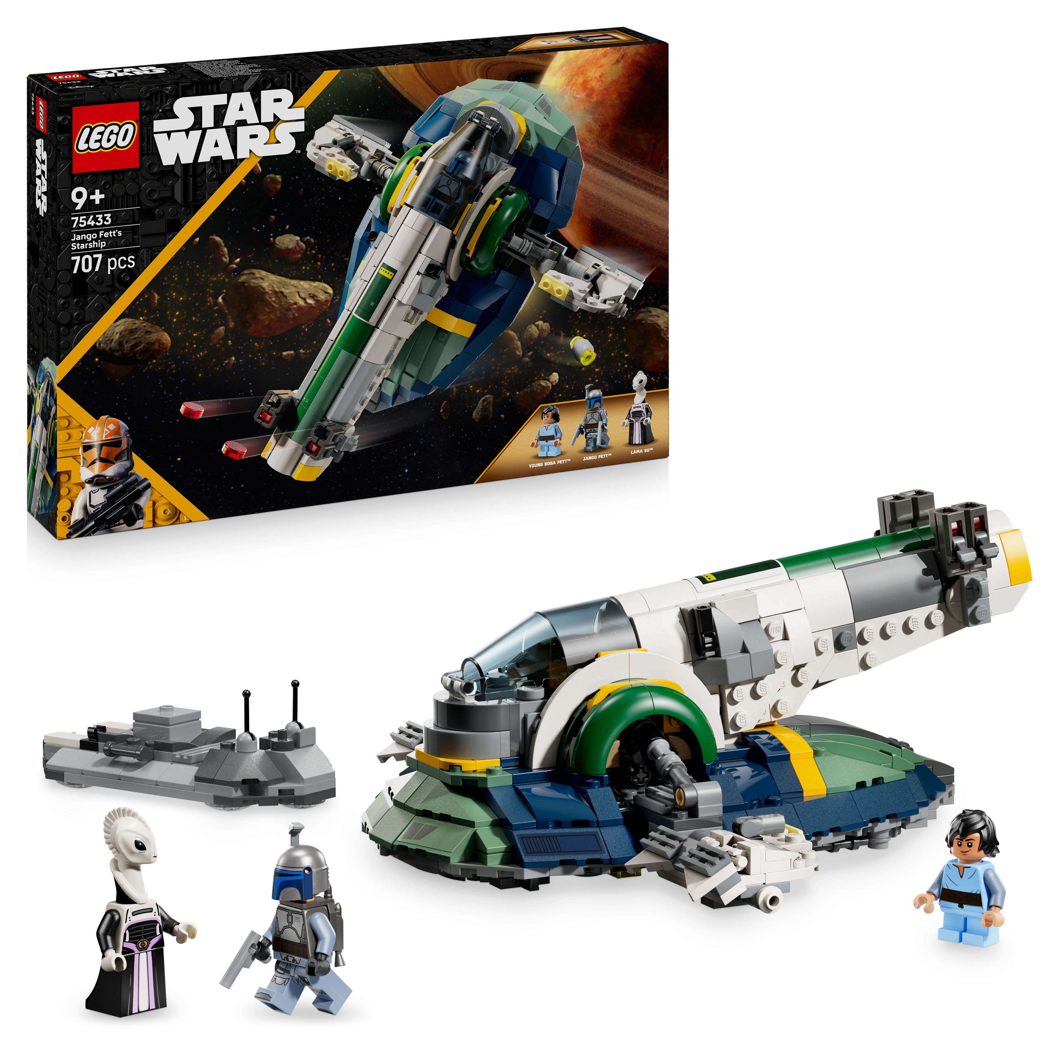 LEGO 75433 Star Wars: Attack of the Clones Jango Fett’s Starship Set