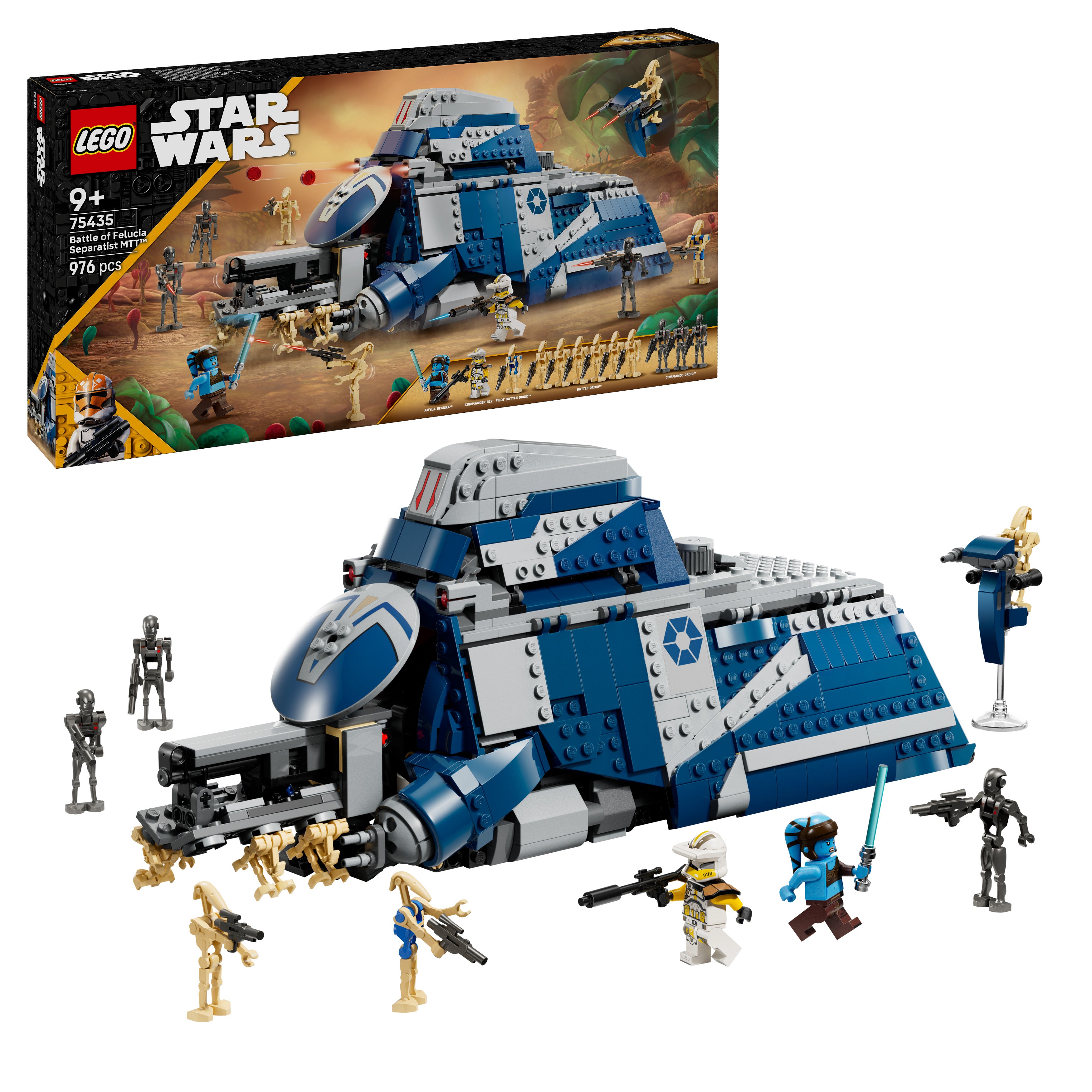 LEGO 75435 Star Wars: The Clone Wars Battle of Felucia Separatist MTT Set
