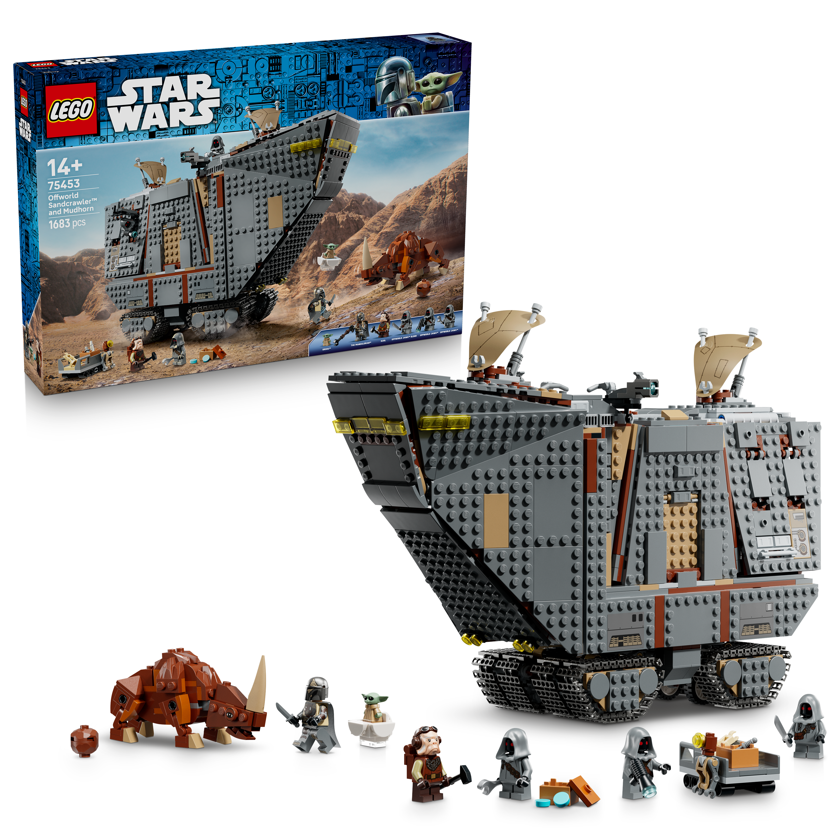LEGO 75453 Star Wars Offworld Sandcrawler and Mudhorn Set