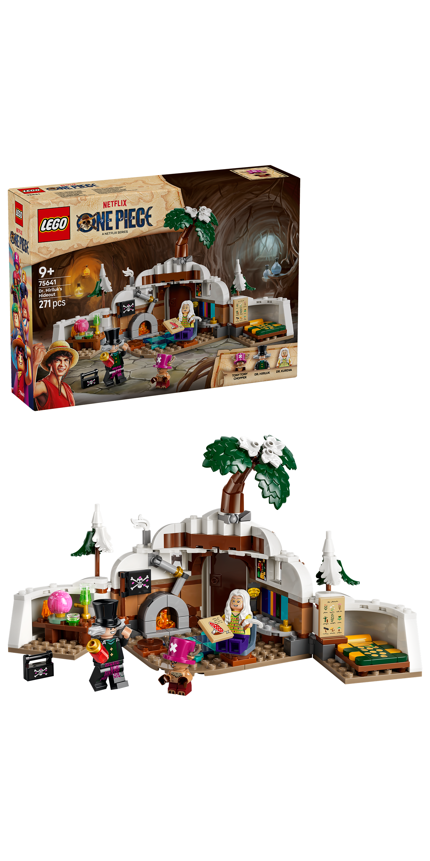 LEGO 75641 ONE PIECE Dr. Hiriluk’s Hideout and Minifigures
