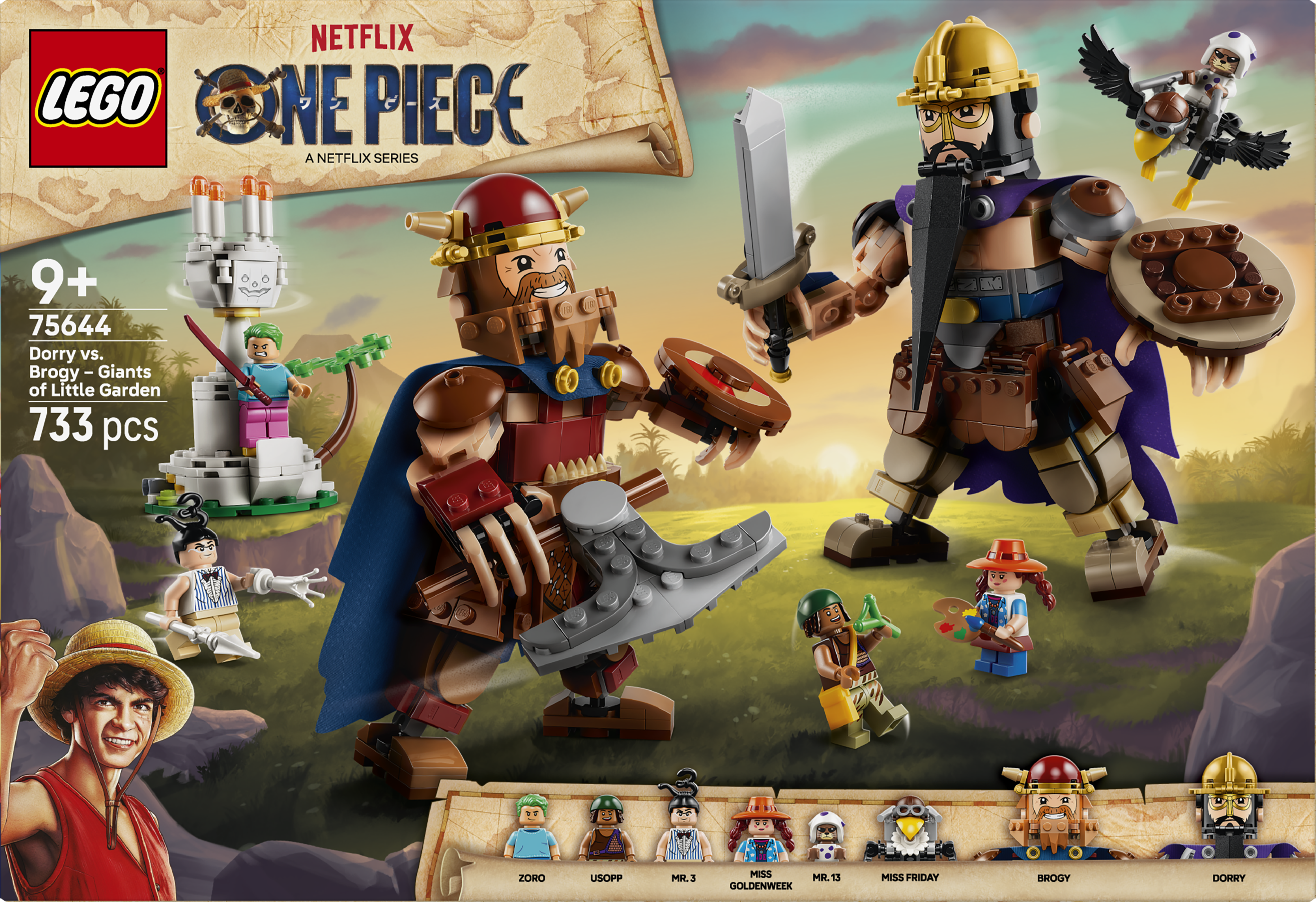 LEGO 75644 ONE PIECE Dorry vs. Brogy – Giants of Little Garden
