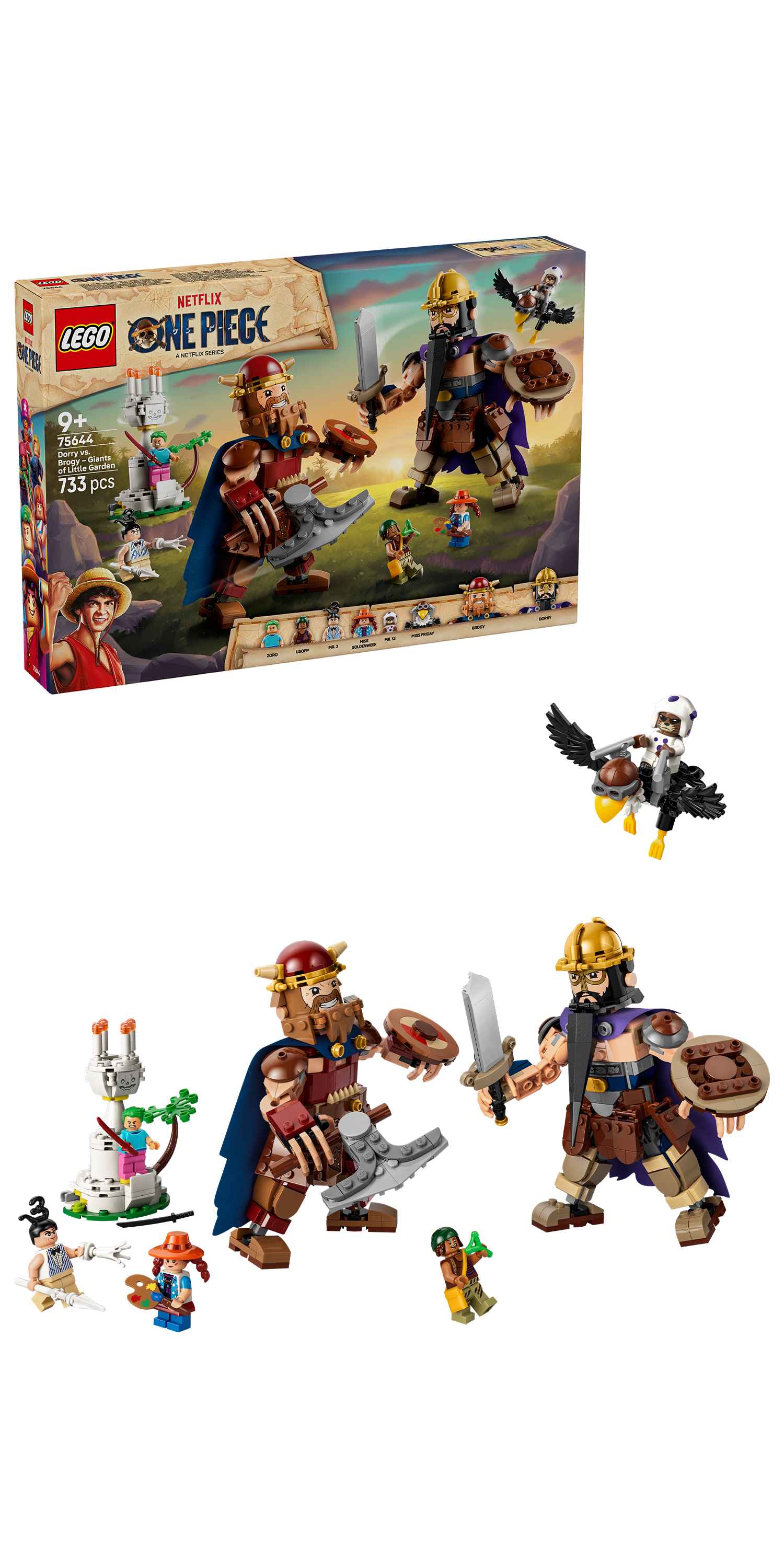 LEGO 75644 ONE PIECE Dorry vs. Brogy – Giants of Little Garden