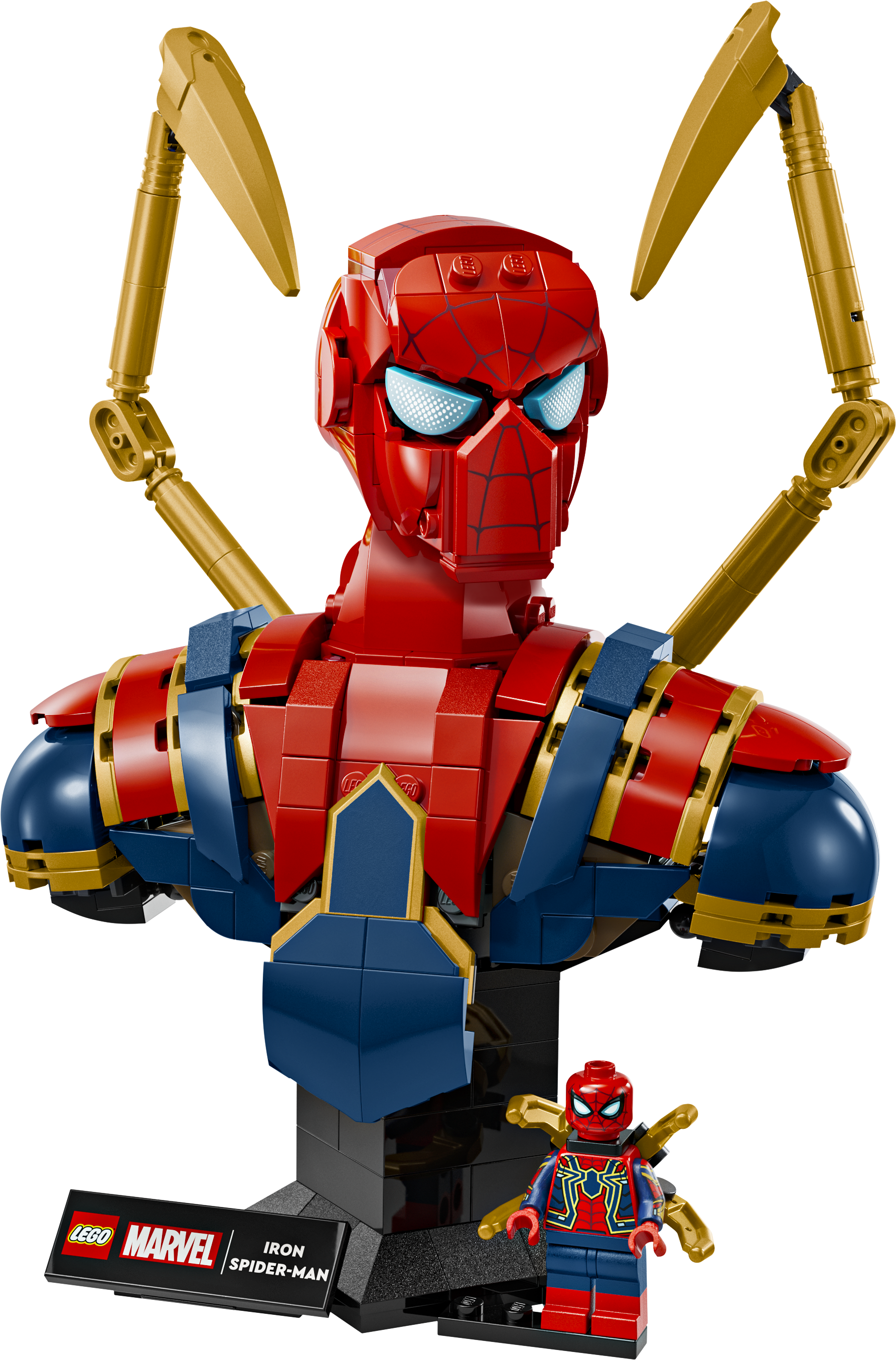 LEGO 76326 Marvel Iron Spider-Man Bust Collectible Adult Building Set