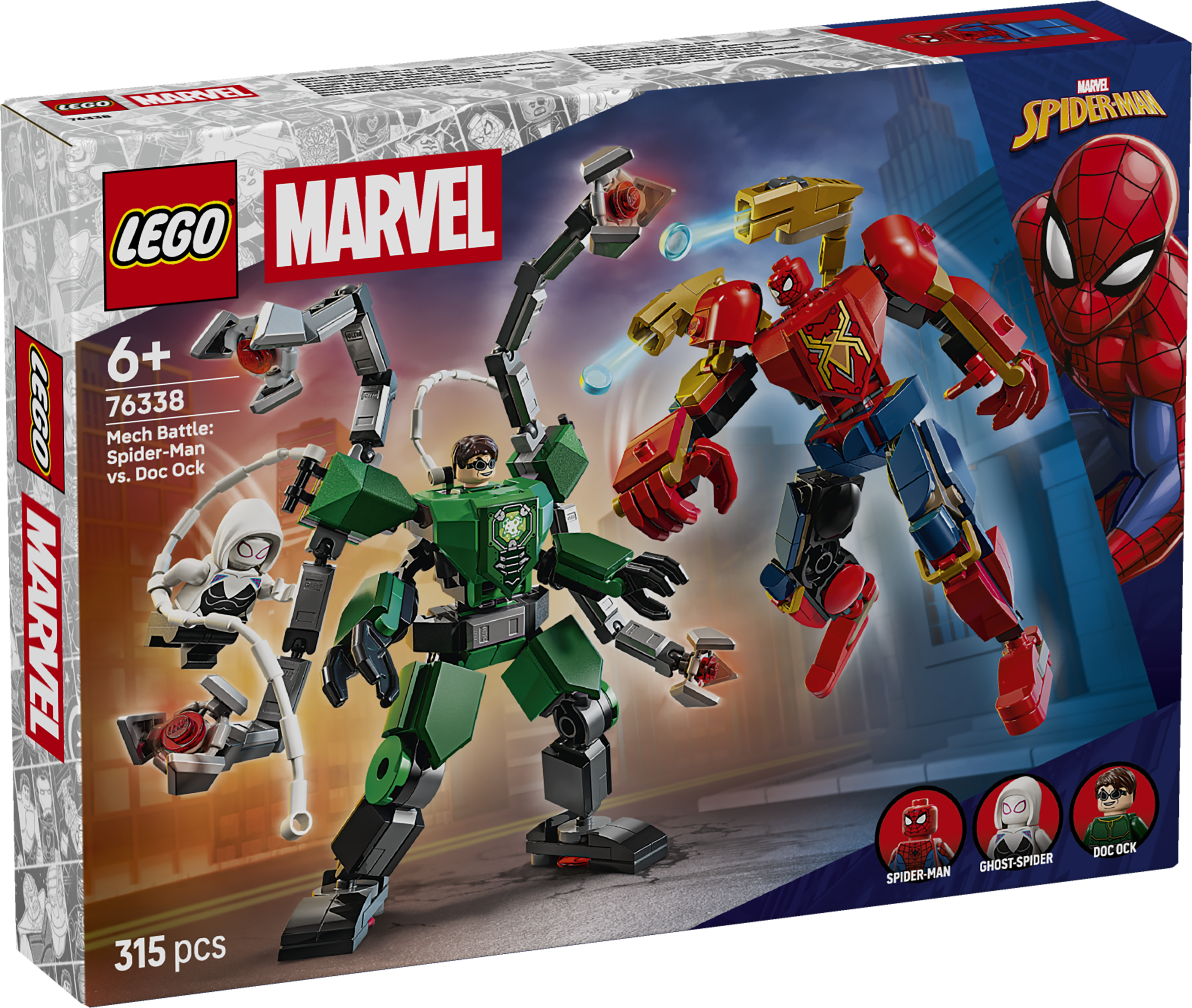 LEGO 76338 Super Heroes Mech Battle SpiderMan vs. Doc Ock
