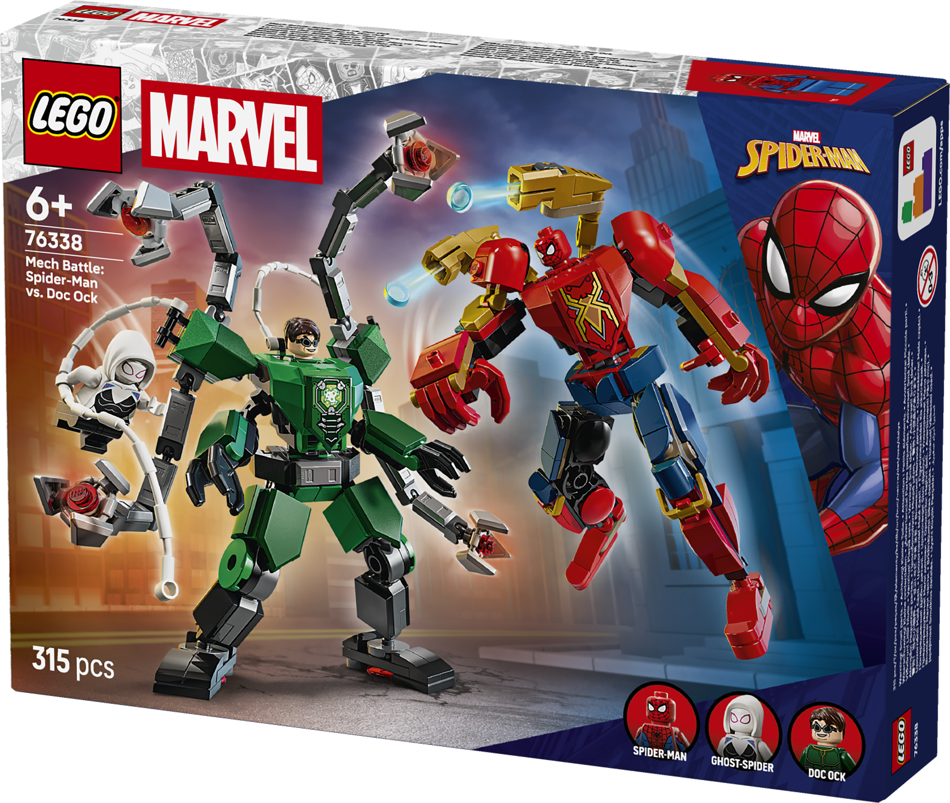 LEGO 76338 Super Heroes Mech Battle SpiderMan vs. Doc Ock