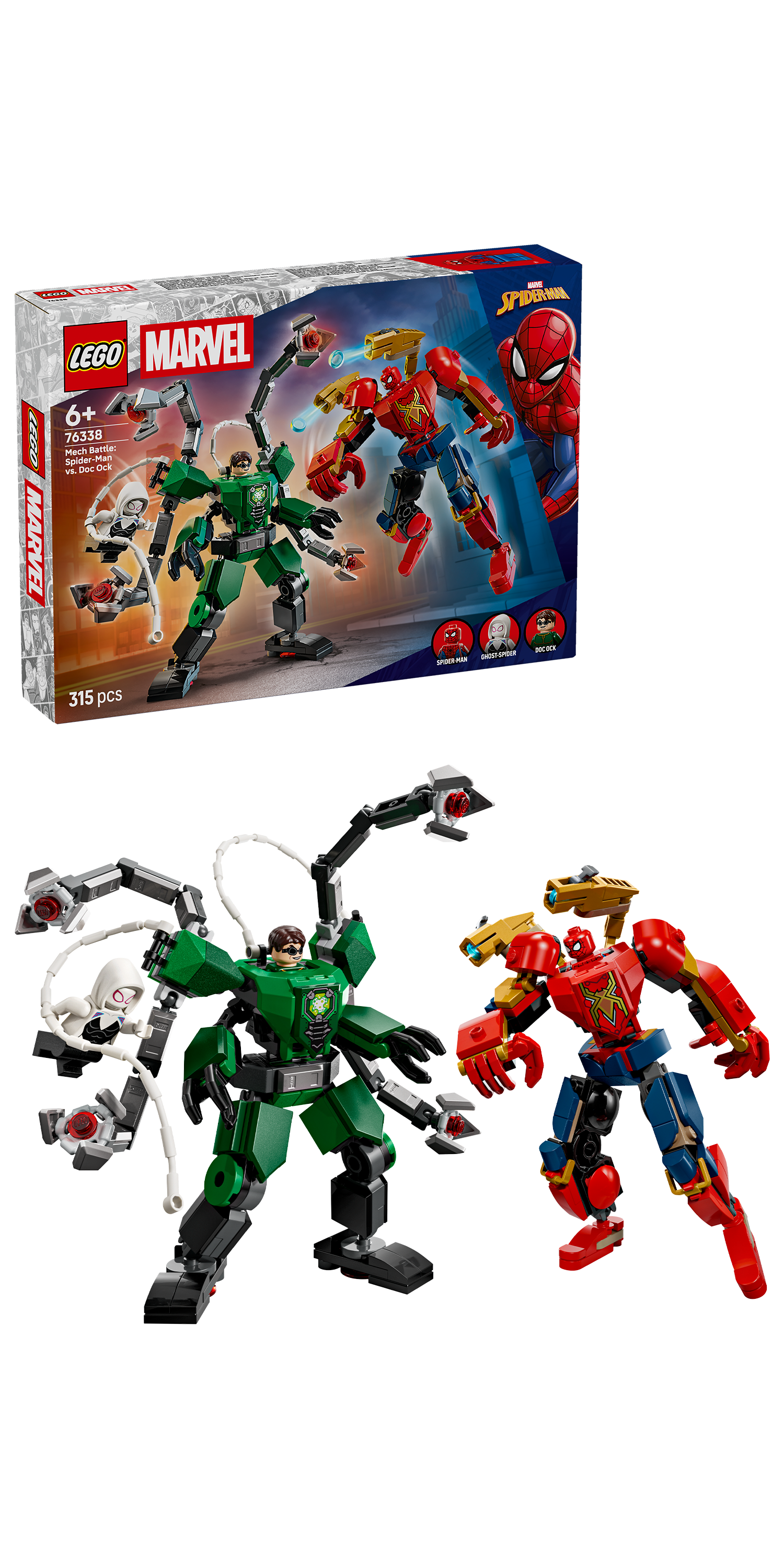 LEGO 76338 Super Heroes Mech Battle SpiderMan vs. Doc Ock