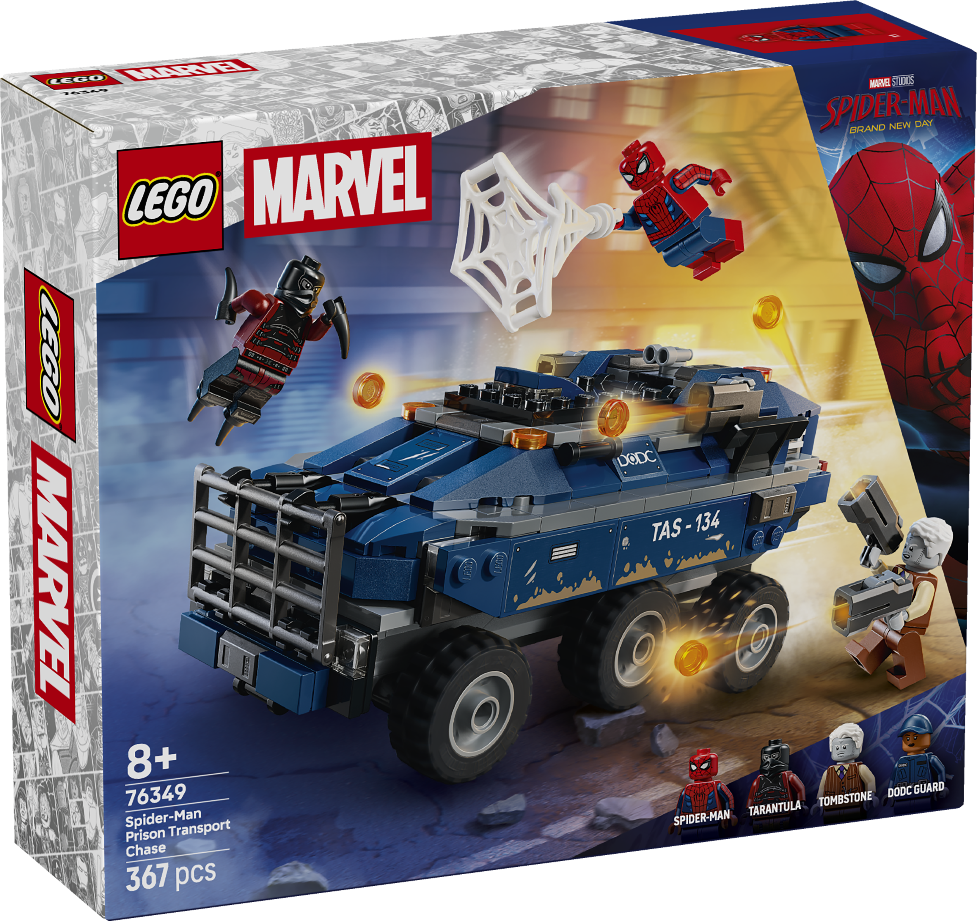 LEGO 76349 Marvel Spider-Man Prison Transport Chase