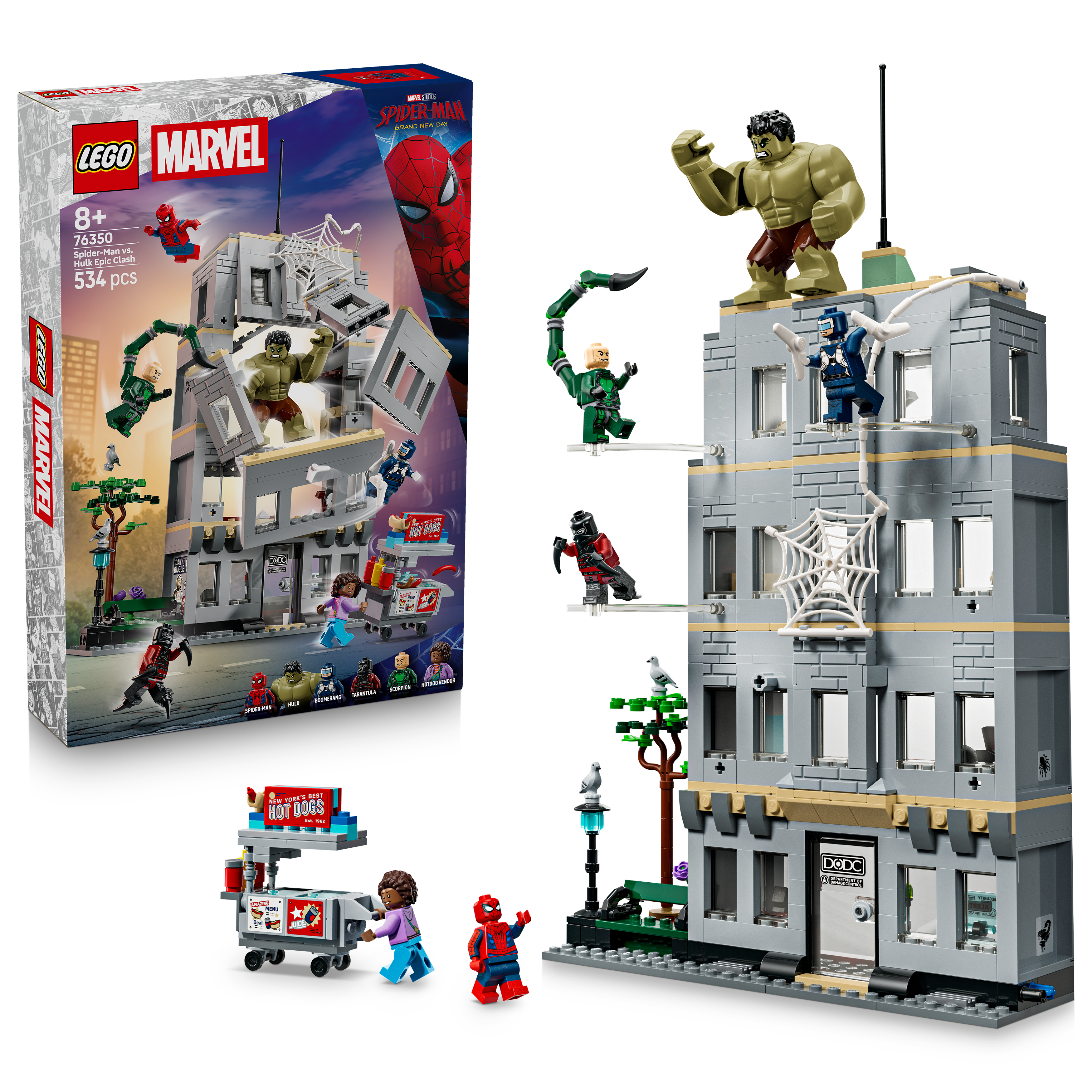 LEGO 76350 Marvel Spider-Man vs. Hulk Epic Clash