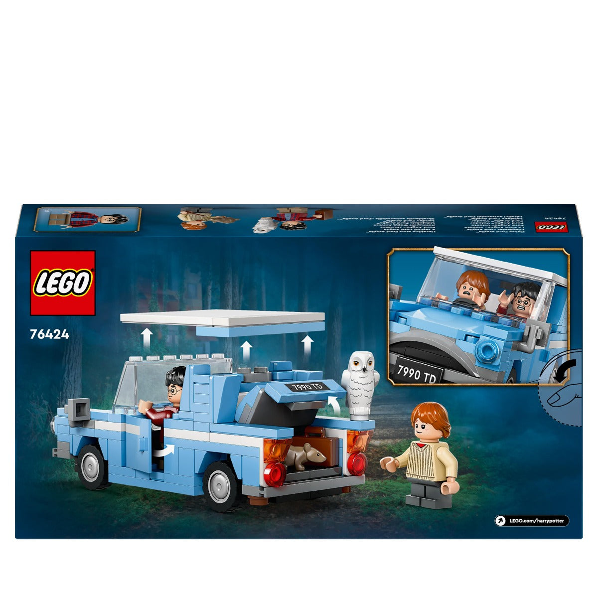 LEGO 76424 Harry Potter Flying Ford Anglia Car Toy Set