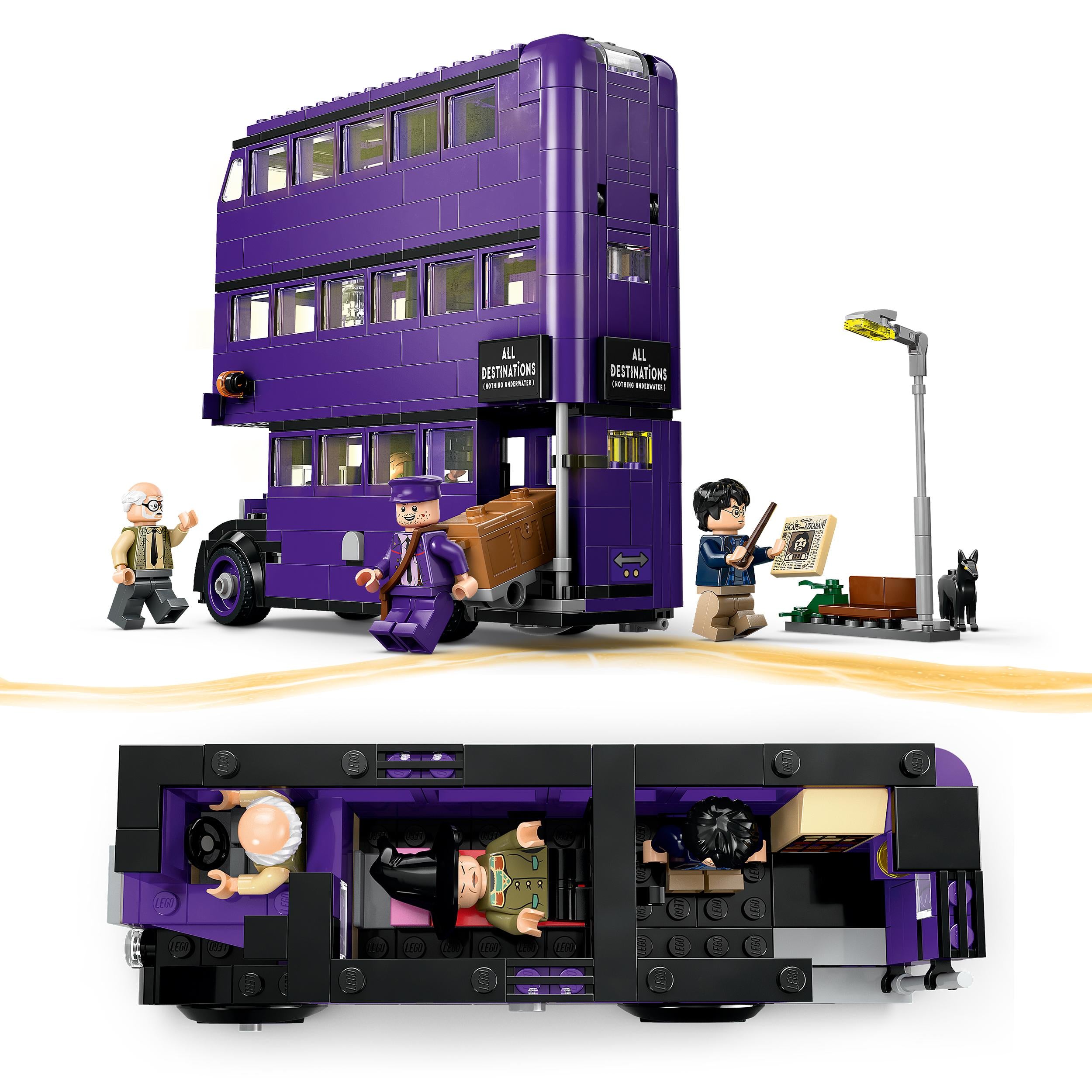 LEGO 76446 Harry Potter Knight Bus Adventure Toy with Minifigures
