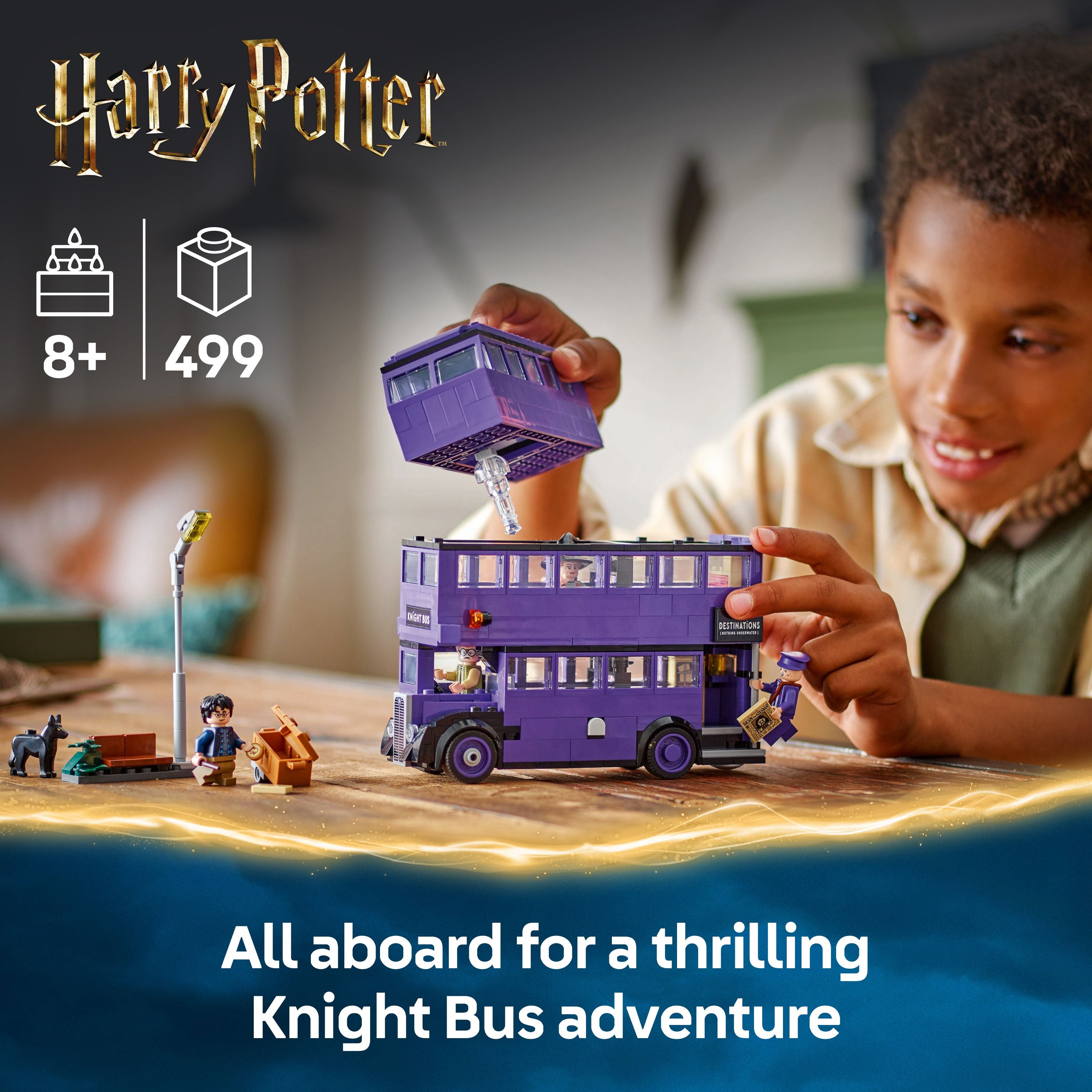 LEGO 76446 Harry Potter Knight Bus Adventure Toy with Minifigures