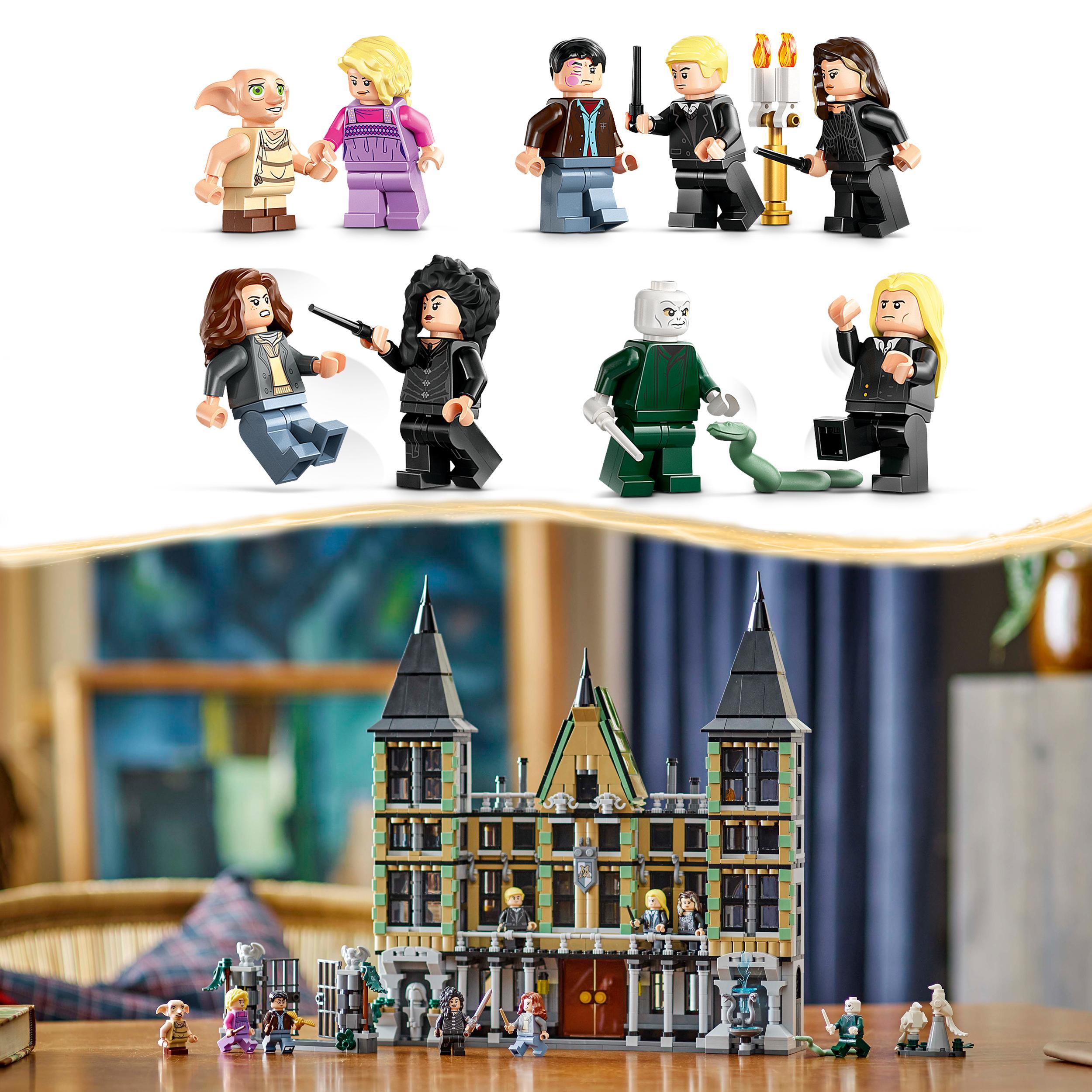 LEGO 76453 Harry Potter Malfoy Manor Building Toy with 9 Minifigures