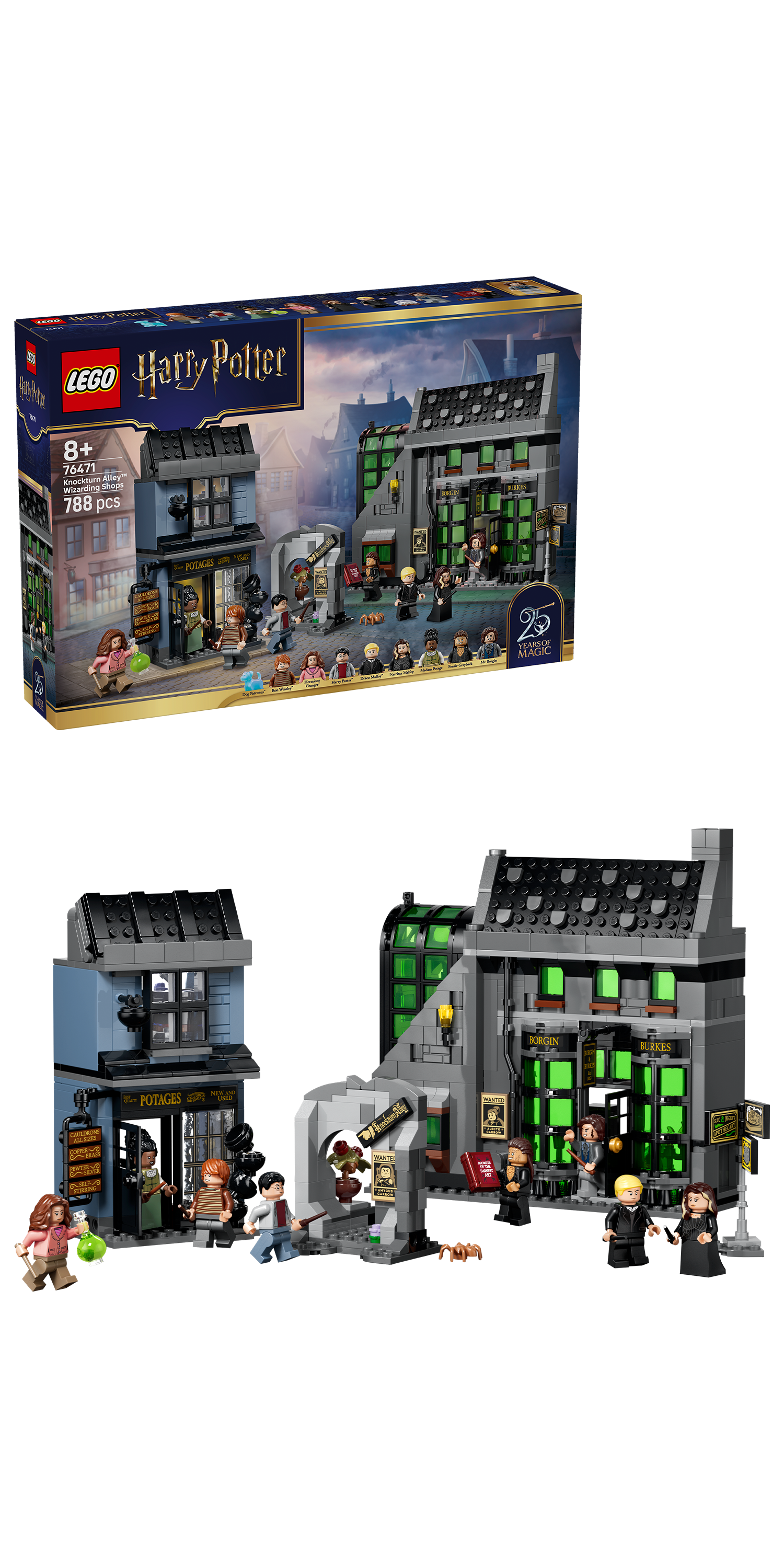 LEGO 76471 Harry Potter™ Knockturn Alley™ Wizarding Shops