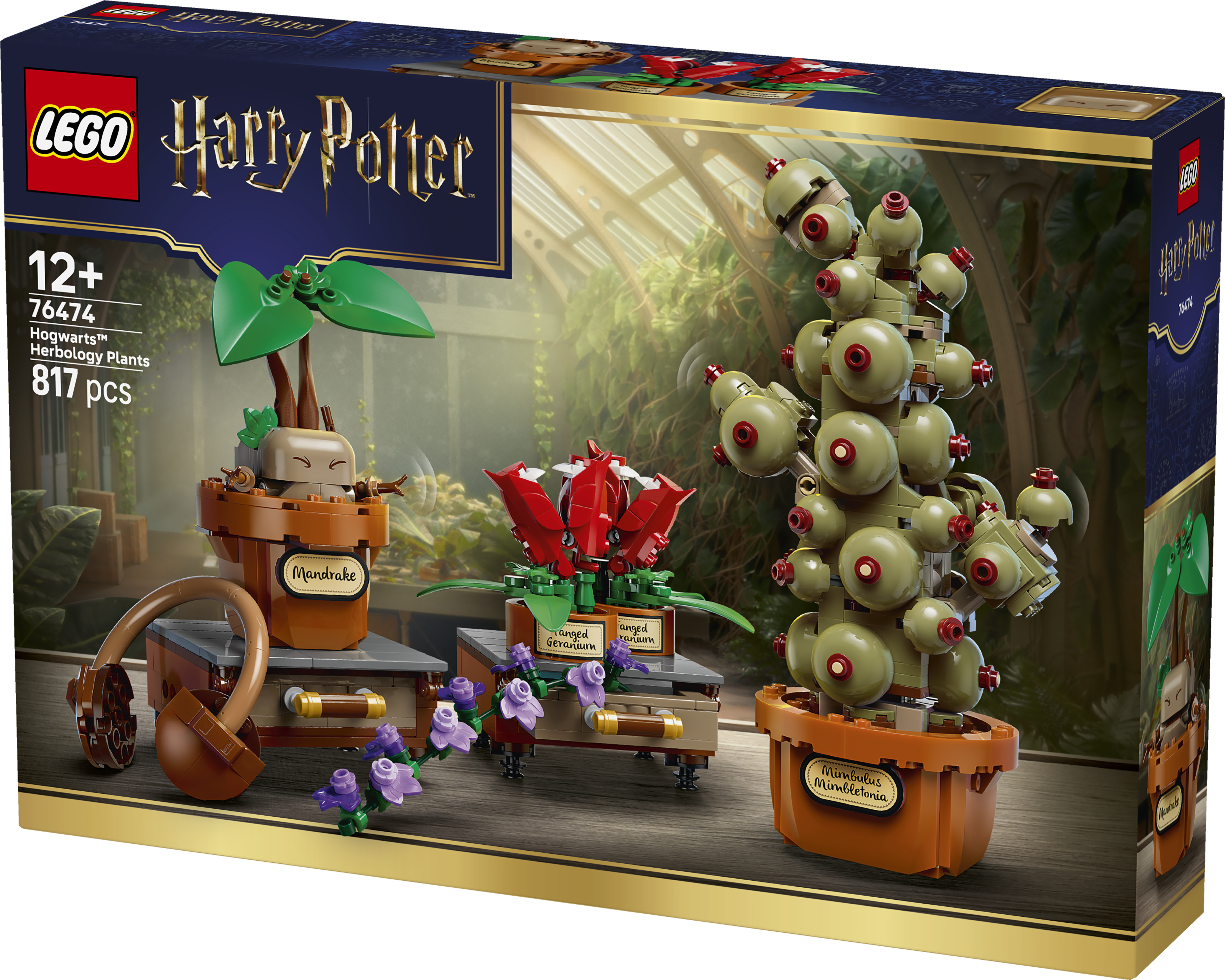 LEGO 76474 Harry Potter™ Hogwarts™ Herbology Plants Set