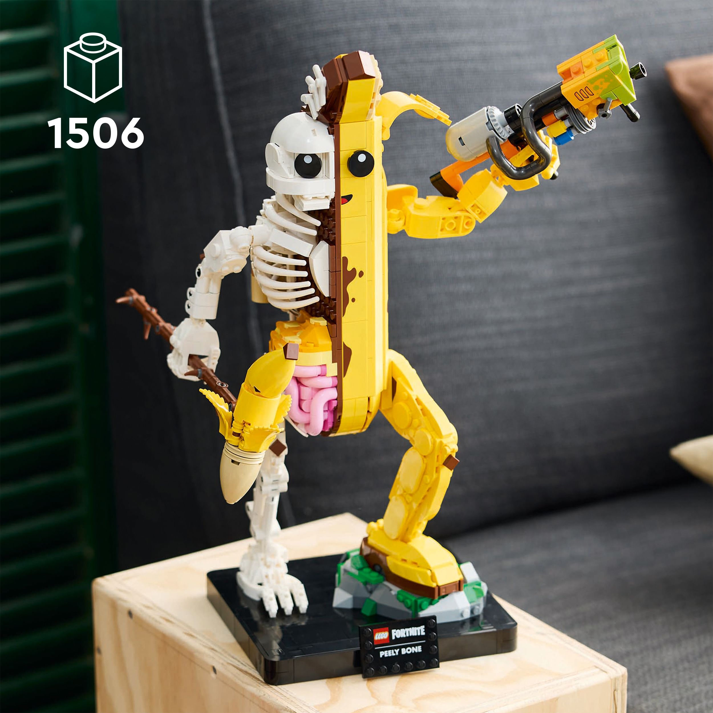 LEGO 77072 Fortnite Peely Bone Figure, Character Set for Adults