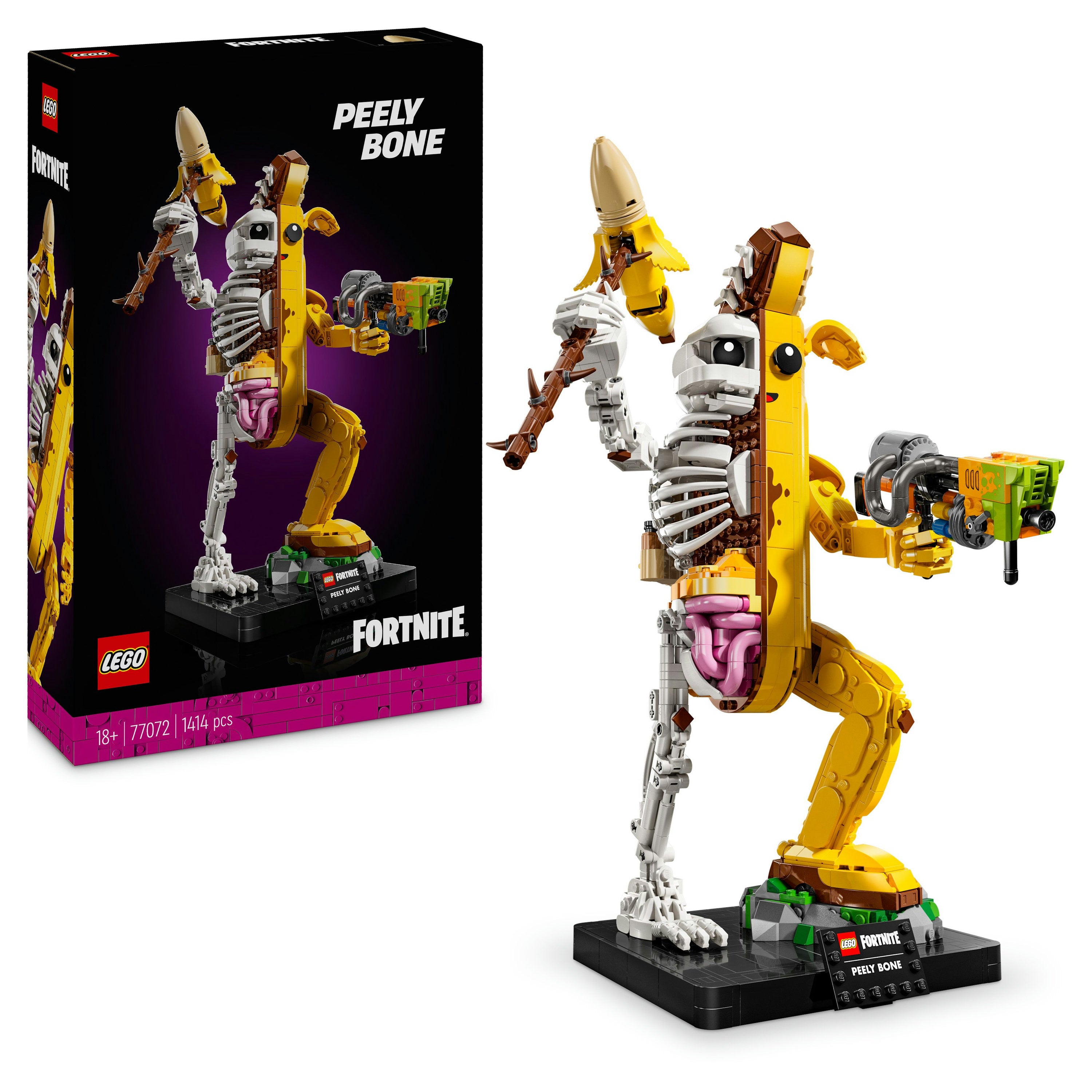 LEGO 77072 Fortnite Peely Bone Figure, Character Set for Adults