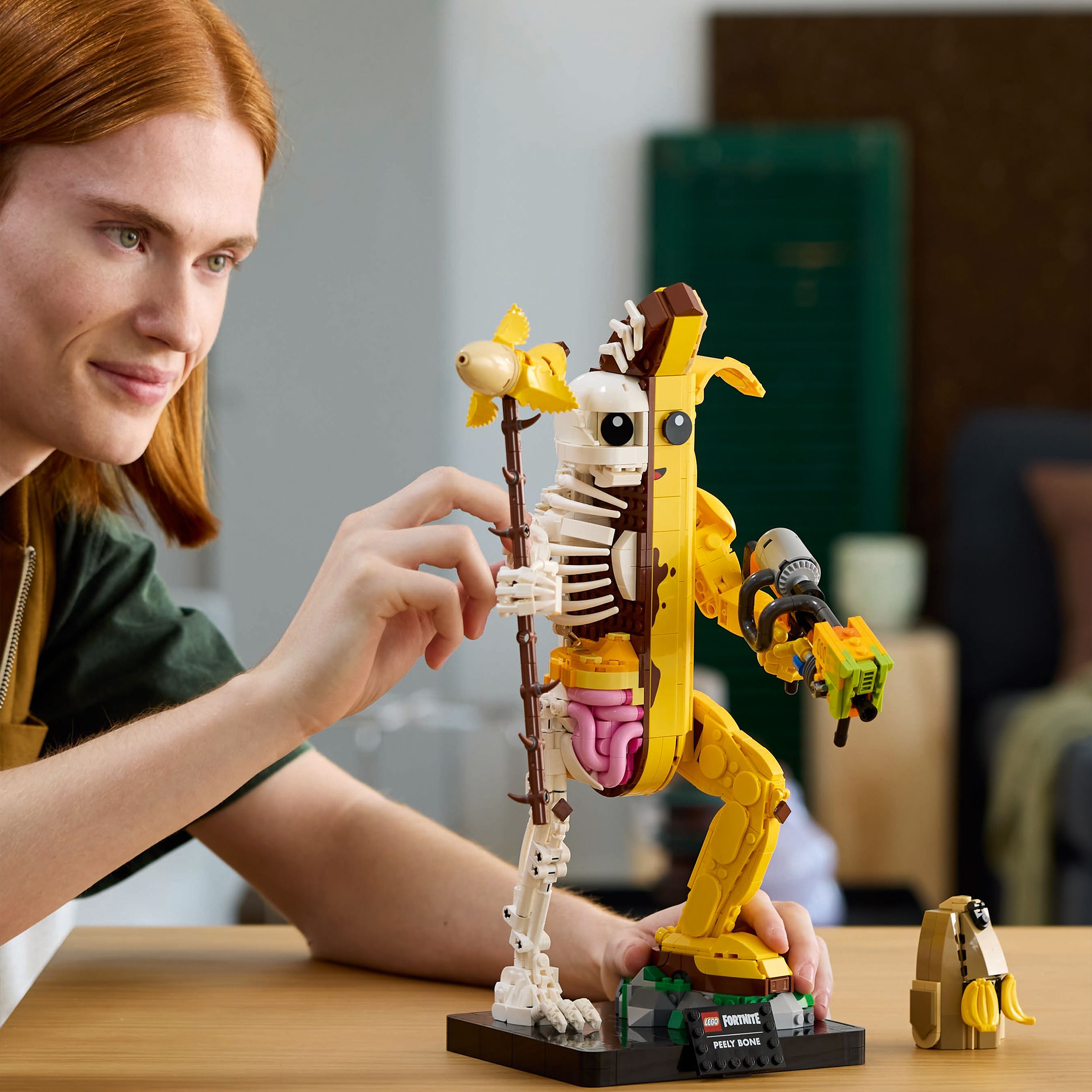 LEGO 77072 Fortnite Peely Bone Figure, Character Set for Adults