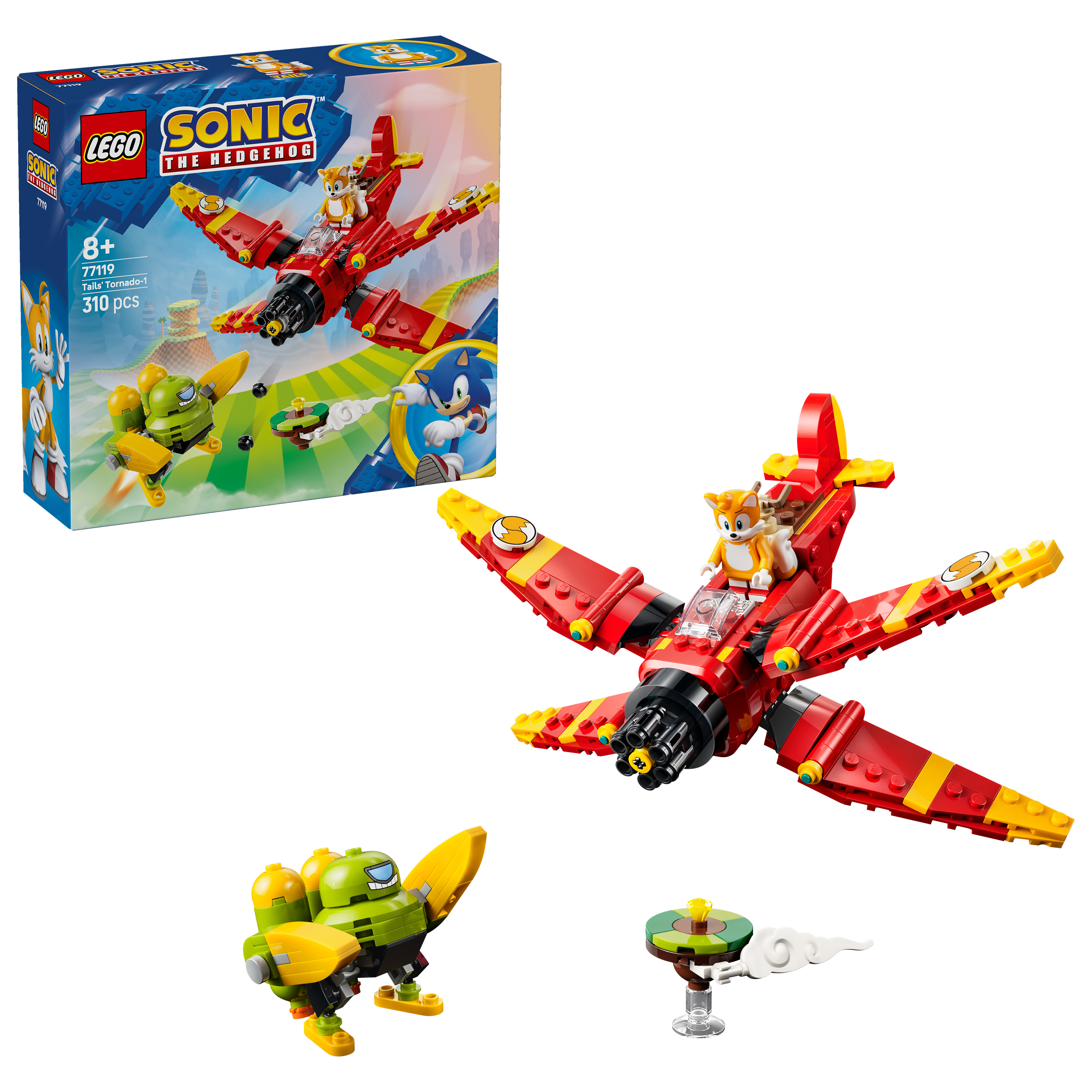LEGO 77119 Sonic the Hedgehog Tails’ Tornado-1 Toy