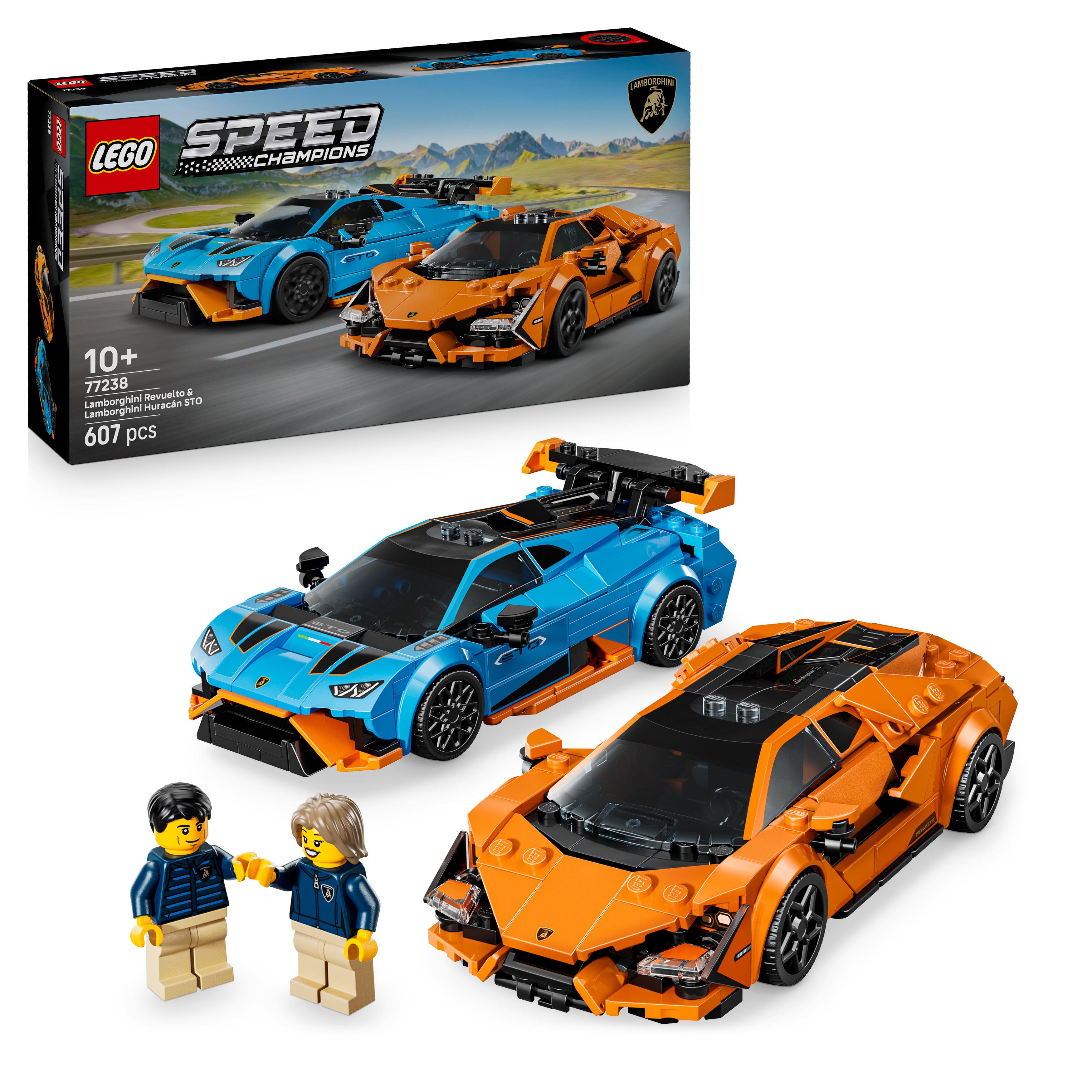 LEGO 77238 Speed Champions Lamborghini Revuelto & Huracán STO